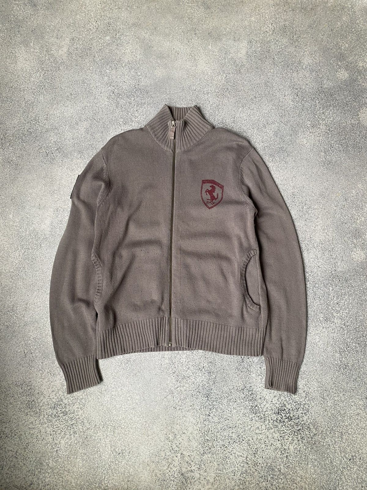 Ferrari × Vintage Vintage Puma Ferrari Racing Zip Sweater Size US M / EU 48-50 / 2 - 1 Thumbnail