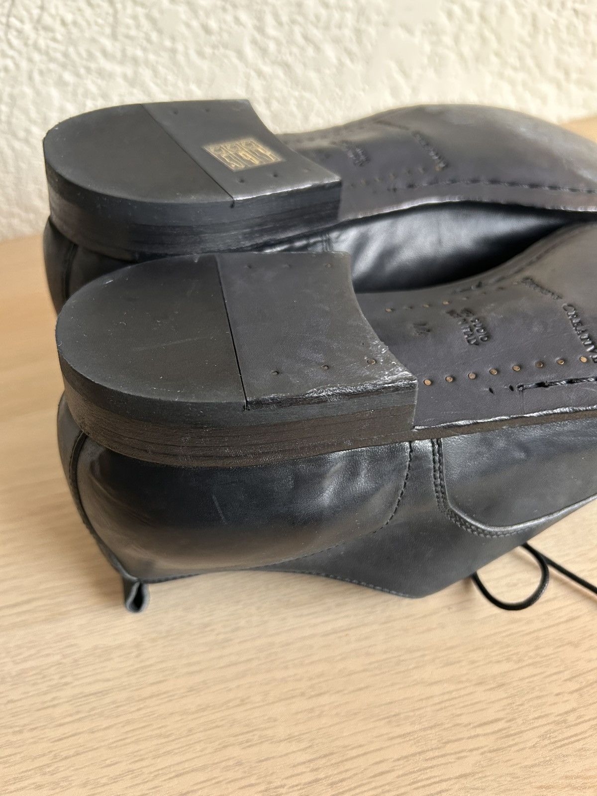 Officine Creative Black Stereo 003 Derby Shoes Size US 11 / EU 44 - 7 Thumbnail