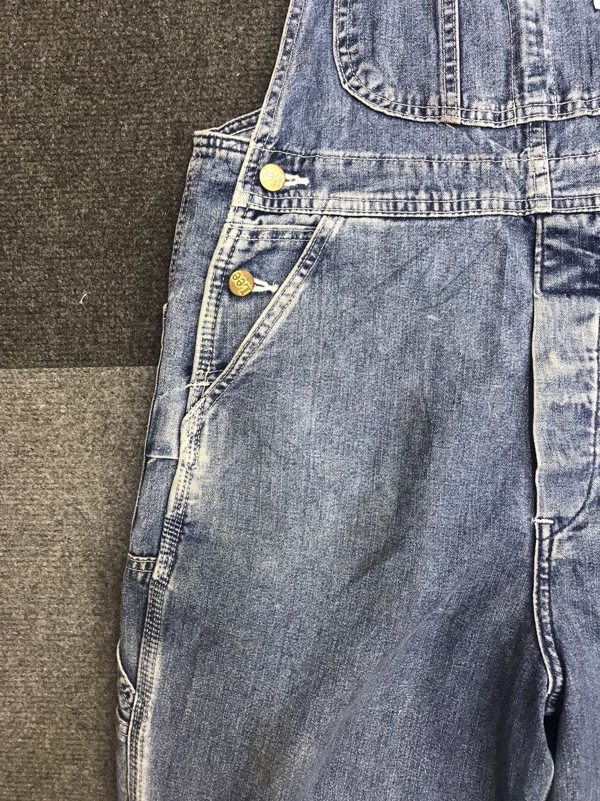 Lee × Vintage Vintage Lee Denim Overall Size US 33 - 4 Thumbnail