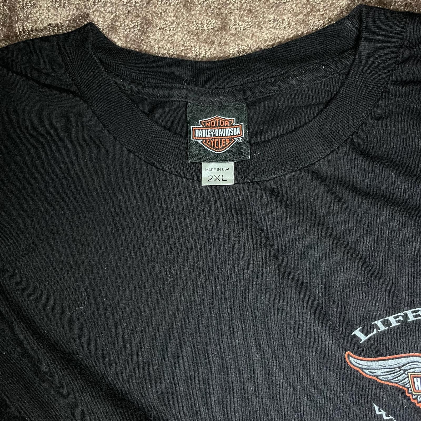 Harley Davidson 🔥 Harley-Davidson “Life Begins”Tee – Size 2XL Size US XXL / EU 58 / 5 - 4 Thumbnail
