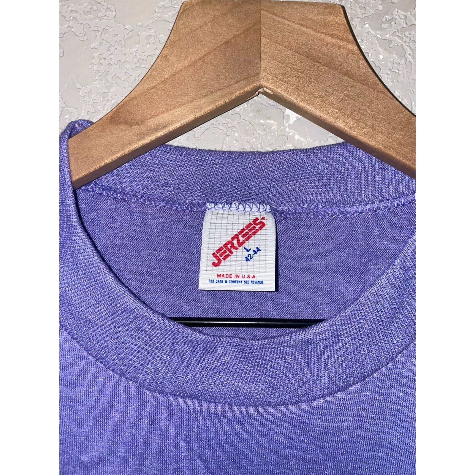 Jerzees Vintage Mount Rushmore Shirt Purple Graphic Tee 90s VTG L Size US L / EU 52-54 / 3 - 8 Thumbnail