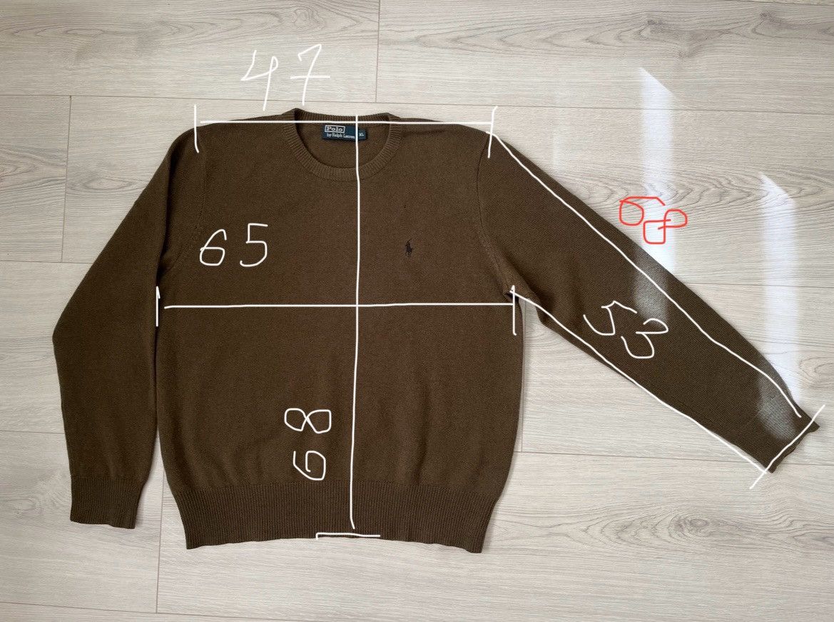 Polo Ralph Lauren × Vintage POLO Ralph Lauren sweater wool 100% XL Size US XL / EU 56 / 4 - 8 Thumbnail