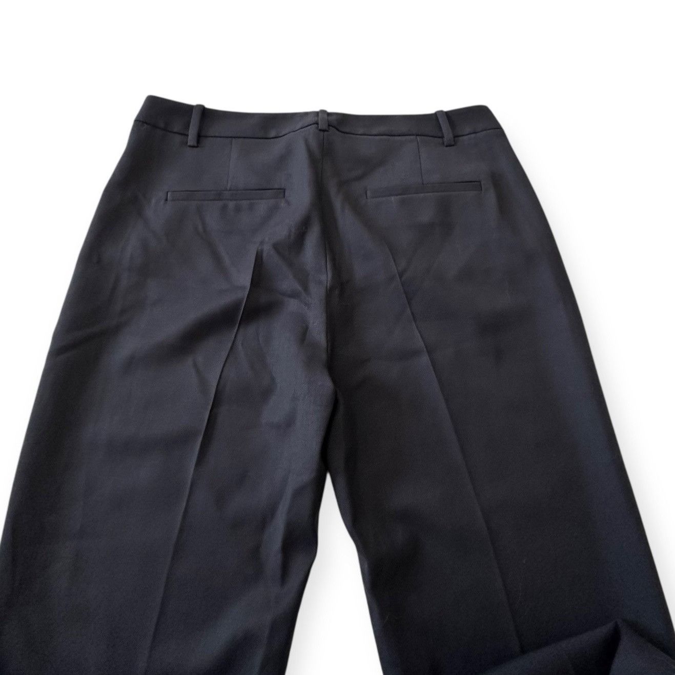 Nili Lotan NILI LOTAN Colmar Wool-blend Twill Slim-leg Pants In Midnigh Size 28" / US 6 / IT 42 - 9 Thumbnail