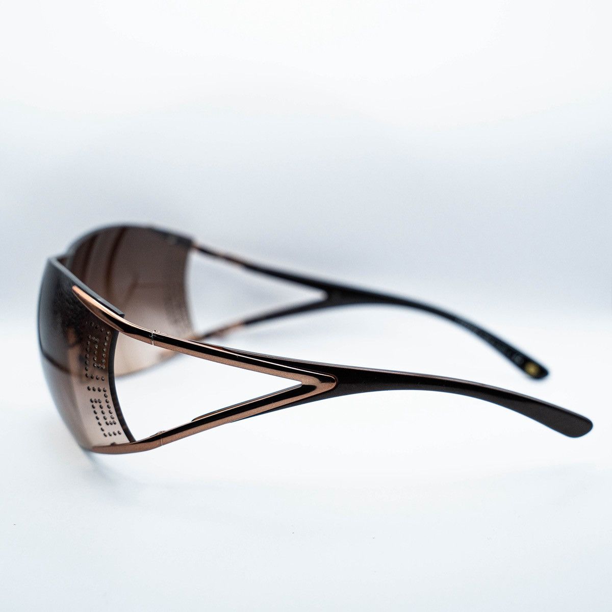 Versace Vintage y2k Versace shield sunglasses Size ONE SIZE - 3 Thumbnail