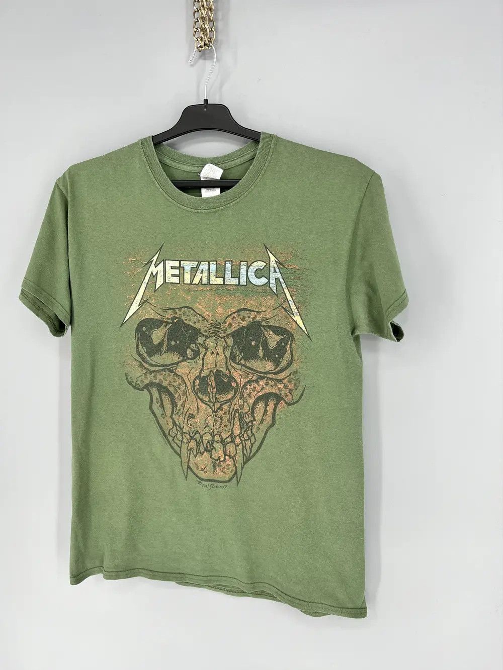 Band Tees Vintage Y2K Metallica Skulls Dead Face Band Rock Streetwear Size US M / EU 48-50 / 2 - 3 Thumbnail