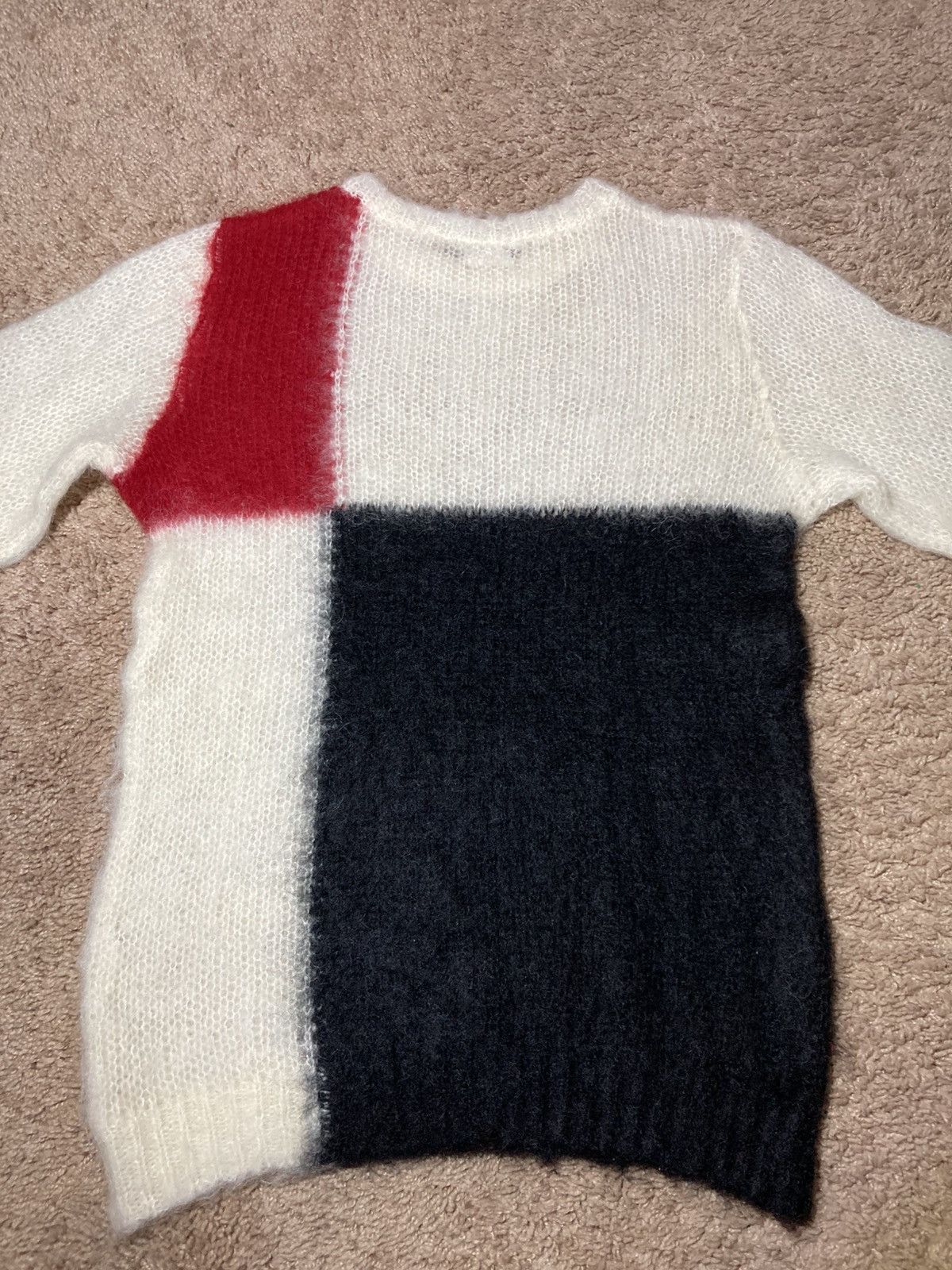 Japanese Brand × Vintage 90s Milkboy Seditionaries Wool Mohair Sweater Sample Red Sex Size US S / EU 44-46 / 1 - 6 Thumbnail