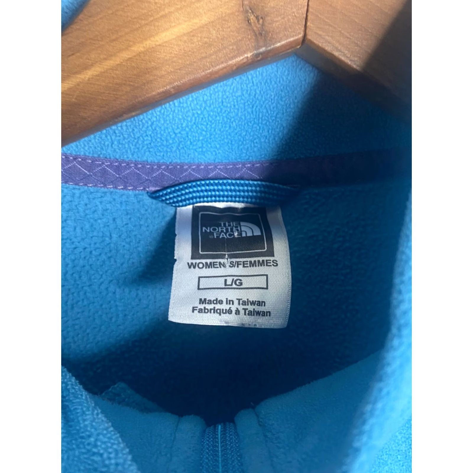 The North Face The North Face Women’s TKA 100 1/4 Zip Glacier Fleece Blue Size L Size L / US 10 / IT 46 - 3 Thumbnail