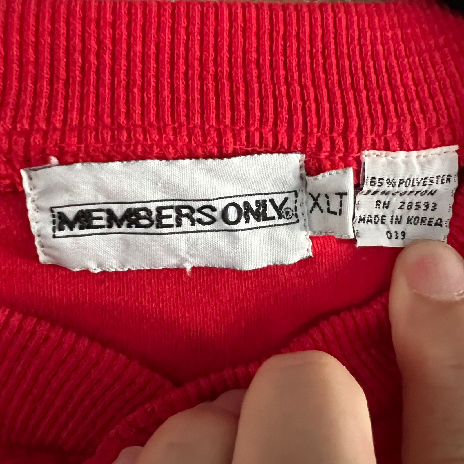 Members Only VTG Member's Only Men's Red Shirt XLT 20x28 Size US XL / EU 56 / 4 - 3 Thumbnail