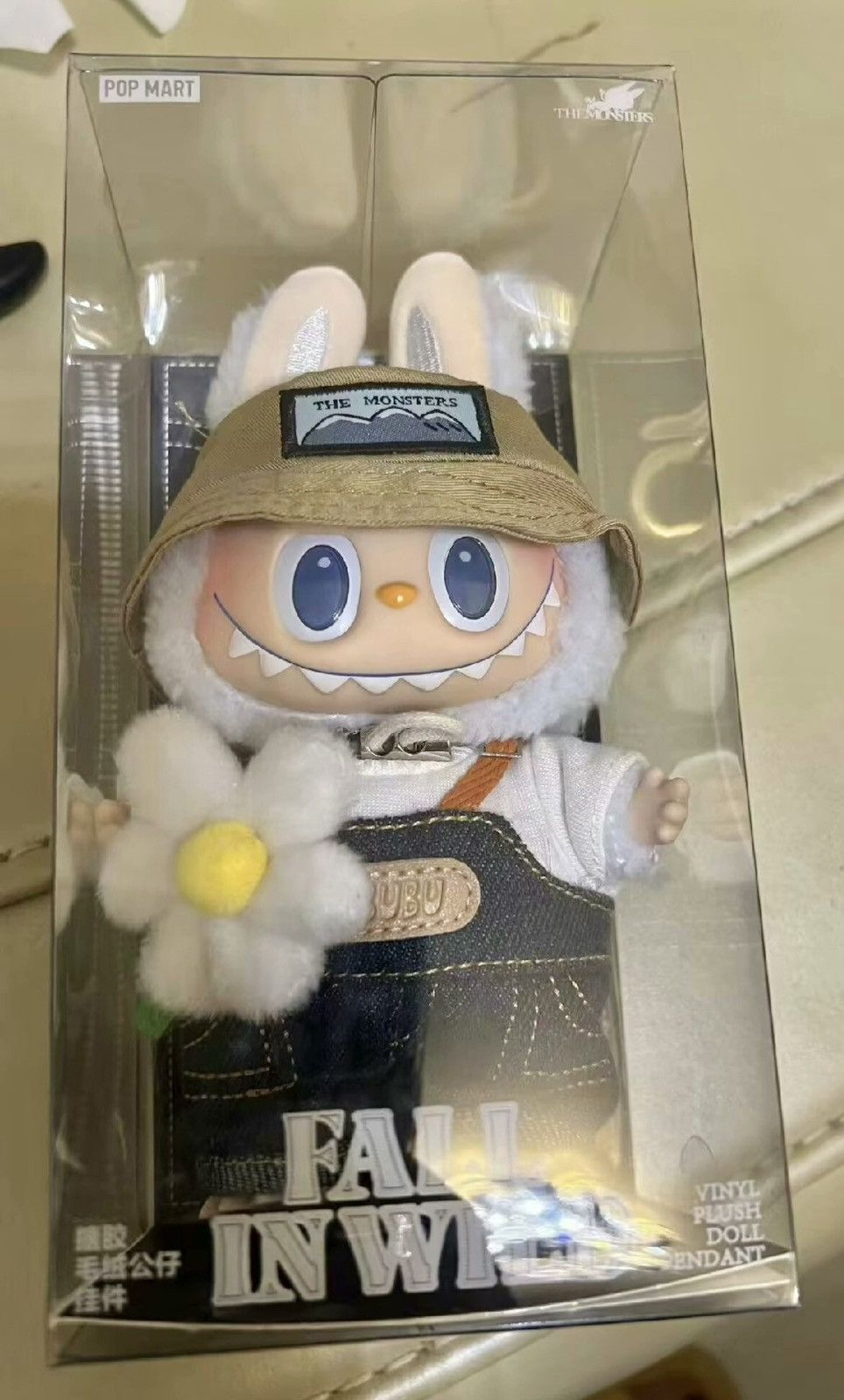 Medicom Toy Pop Mart LABUBU The Monster Plush Doll Pendant Keychain Size ONE SIZE - 1 Thumbnail