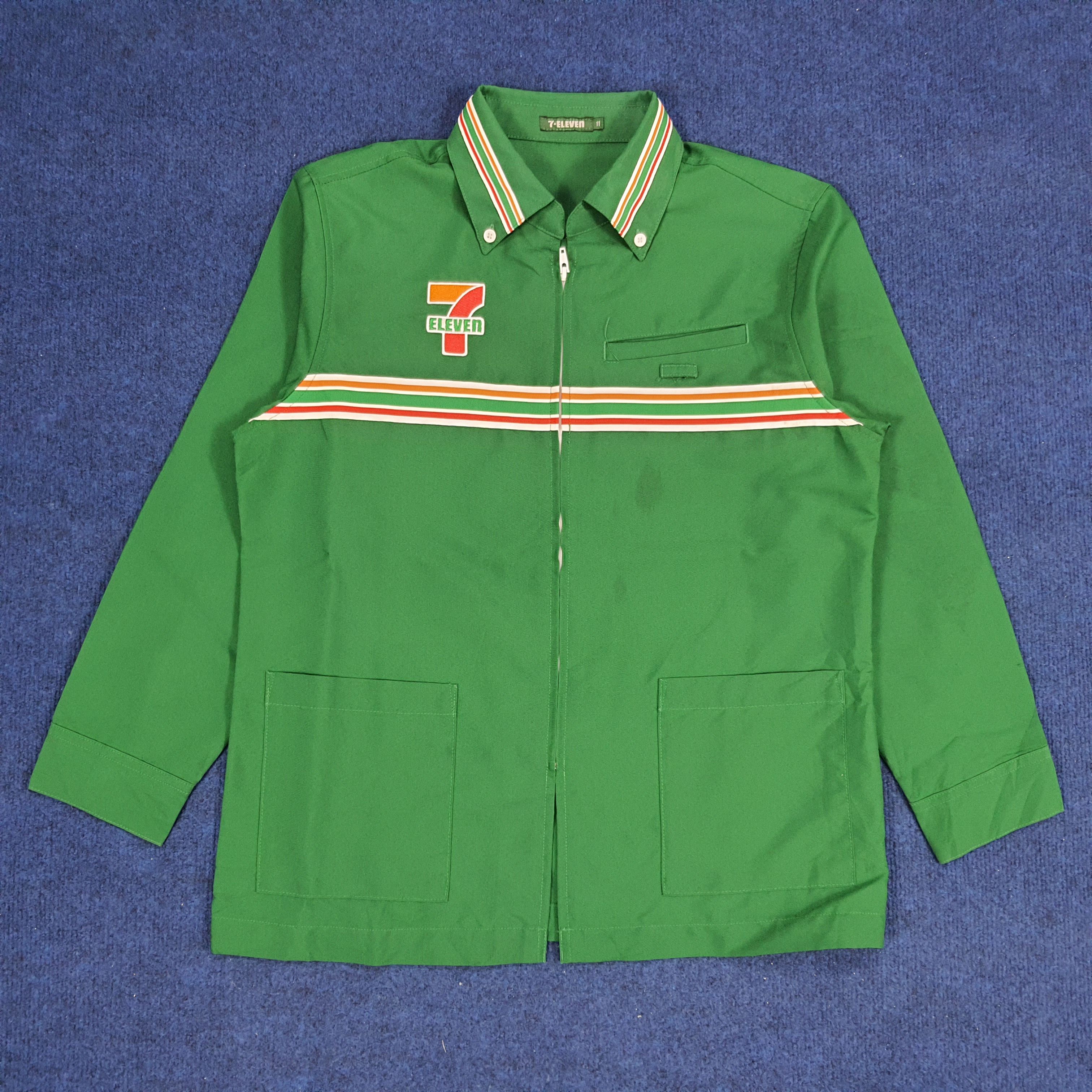Japanese Brand × Vintage Vintage 7 Eleven Japanese Brand Staff Workwear Uniform Size S / US 4 / IT 40 - 1 Thumbnail