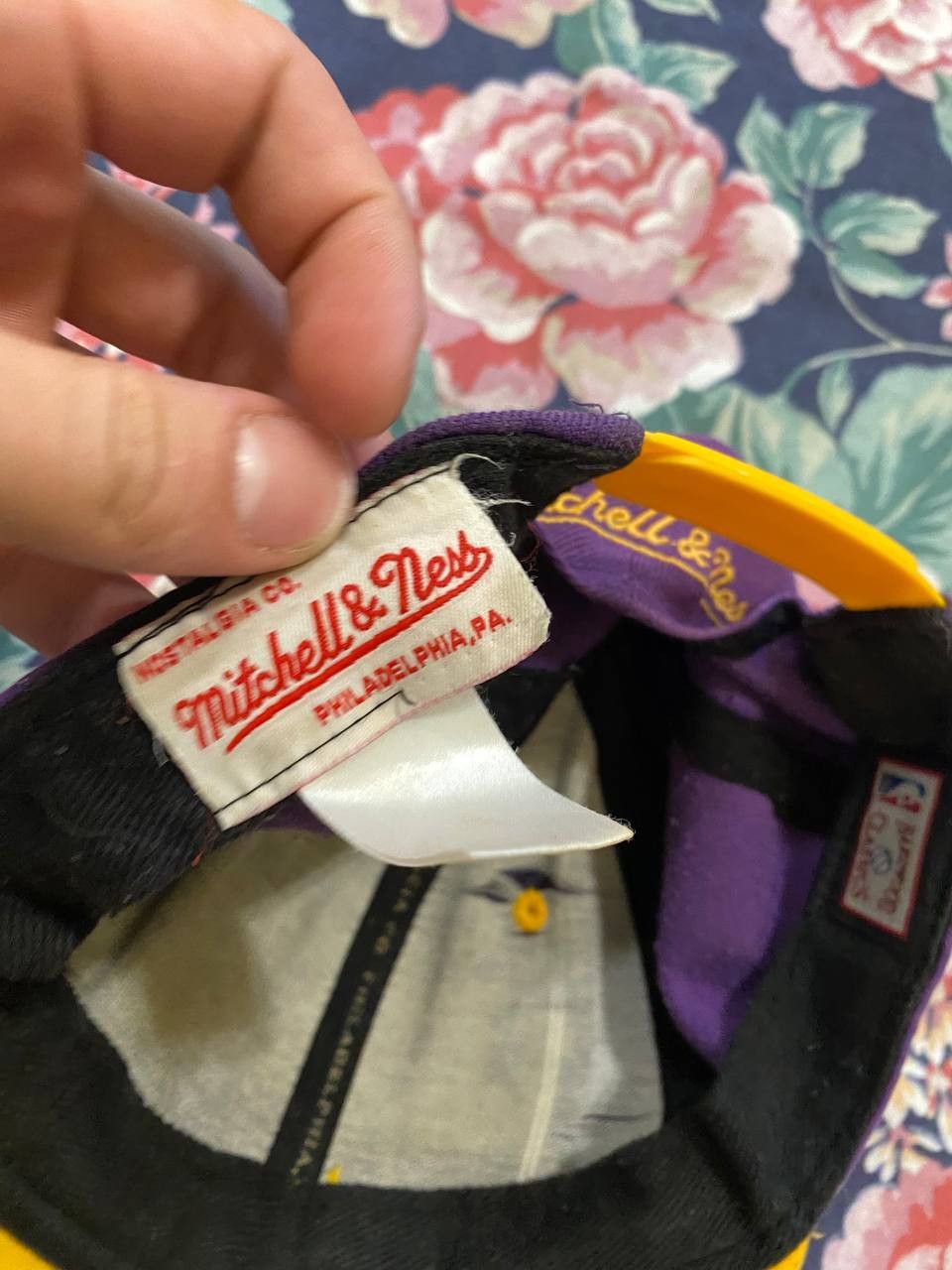 Mitchell & Ness Hats Vintage Mitchell & Ness big logo Lakers Cap Y2K Size ONE SIZE - 2 Thumbnail