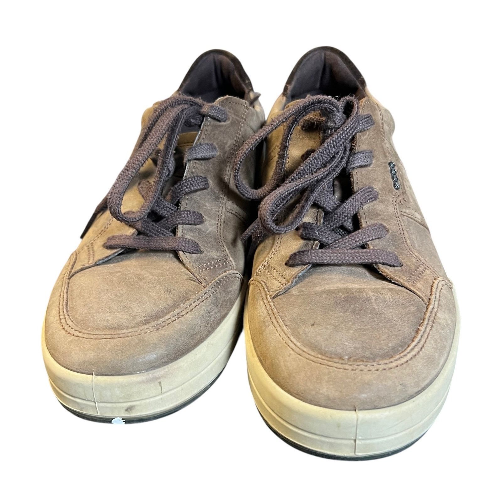 Ecco Ecco Jack Shoes 40 Brown Nubuck Leather Lace Up Comfort Size US 6 / EU 39 - 2 Thumbnail