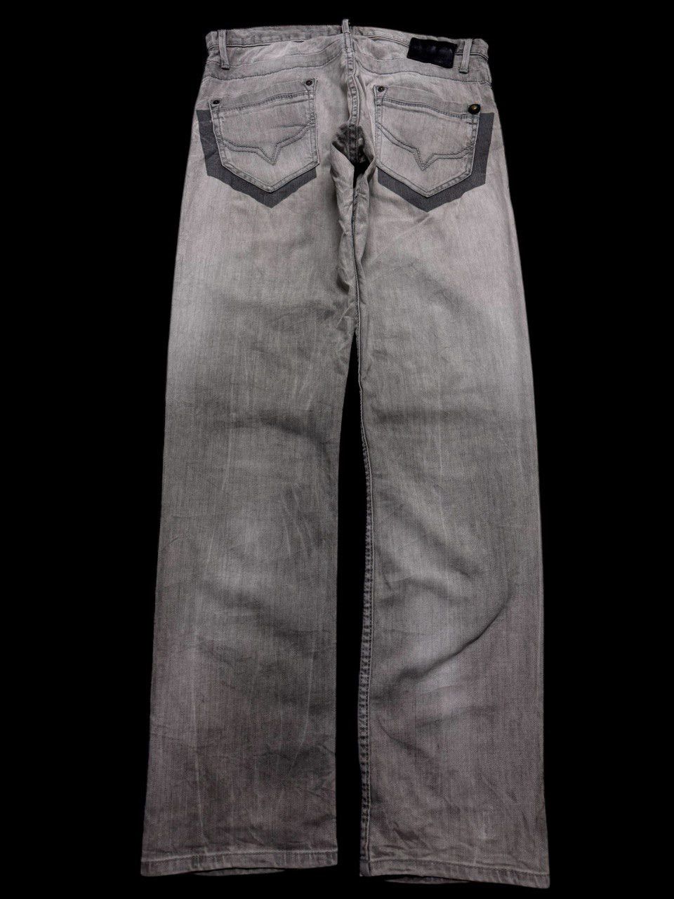 Pepe Jeans THRASHED Pepe Jeans Smoke Washed Distressed Ripped Sick Jean Size US 33 - 2 Thumbnail
