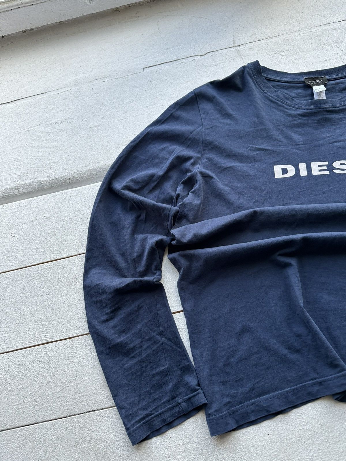 Diesel × Japanese Brand × Vintage 🚨Y2K Vintage Diesel Longsleeve T Shirt Archive Hype avant Size US L / EU 52-54 / 3 - 2 Thumbnail