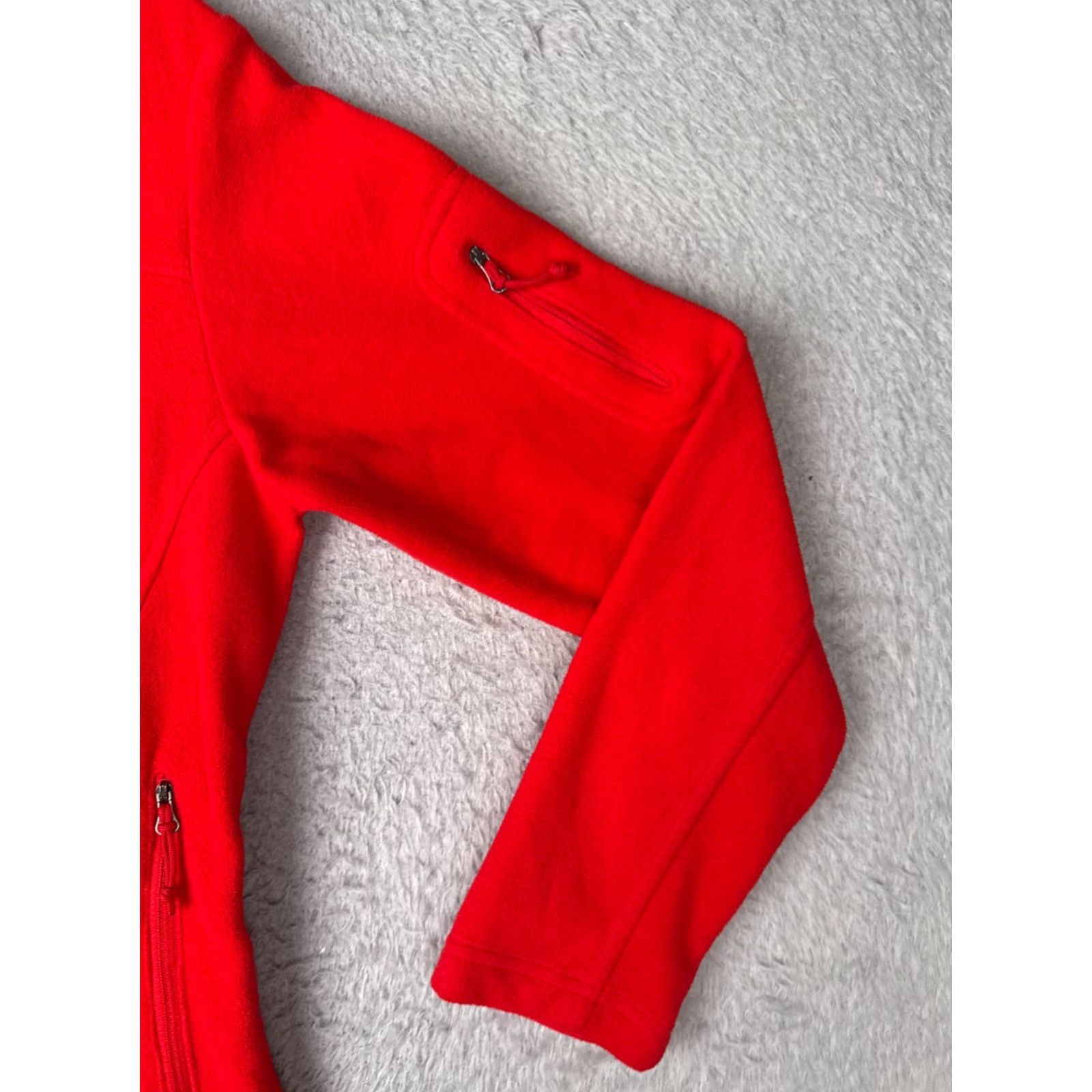 Vintage Columbia Fleece Jacket Women Small Red Full Zip Lightweight Outdoor Hike Poly Size S / US 4 / IT 40 - 5 Thumbnail