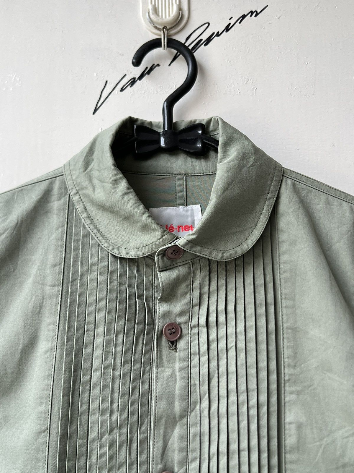 Ne-Net NE-NET Issey miyake Green Shirt Size US S / EU 44-46 / 1 - 13 Thumbnail