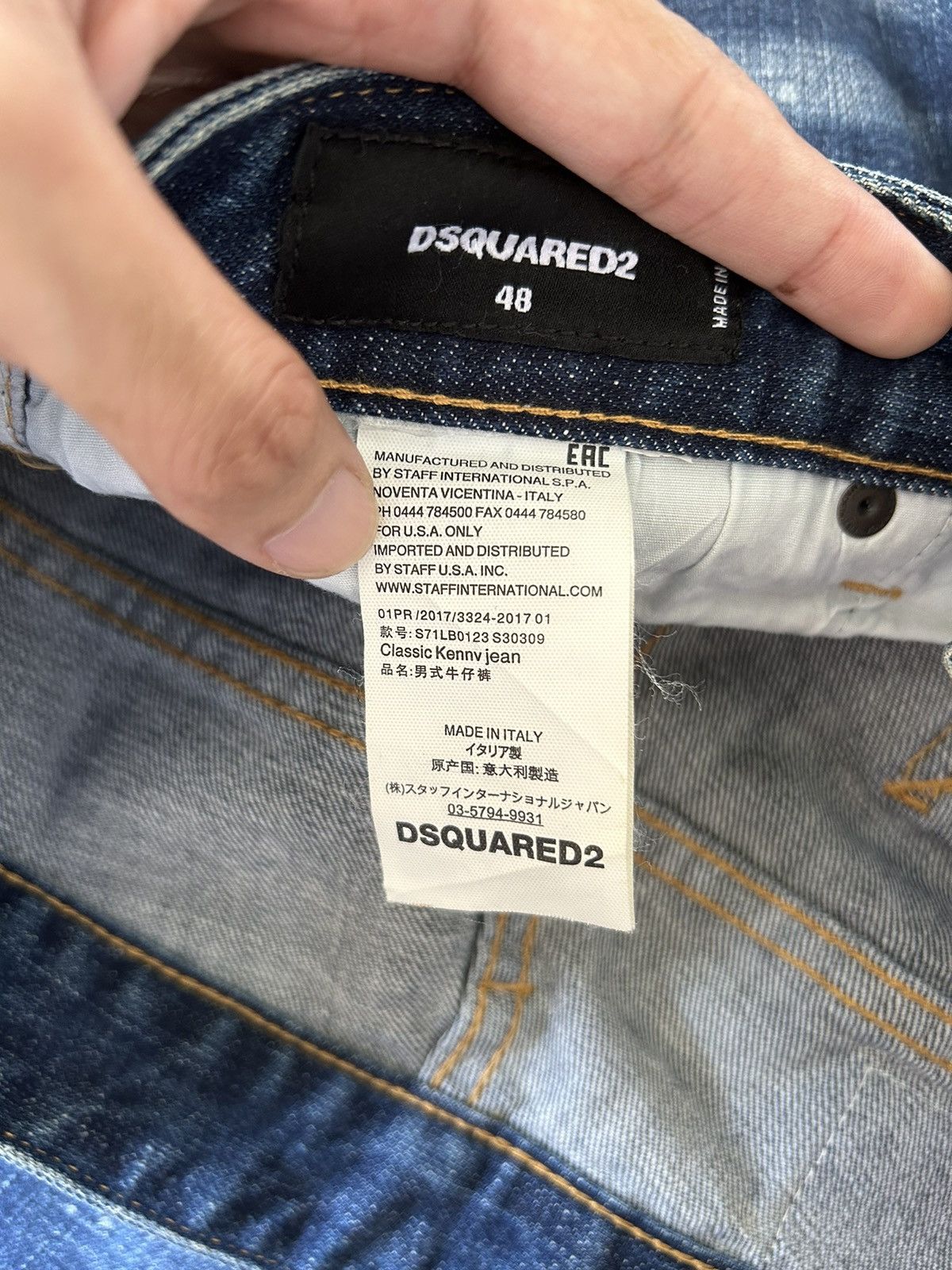 Dsquared2 DSQUARED2 disteressed denim stretch jeans made in italy Size US 32 / EU 48 - 11 Thumbnail
