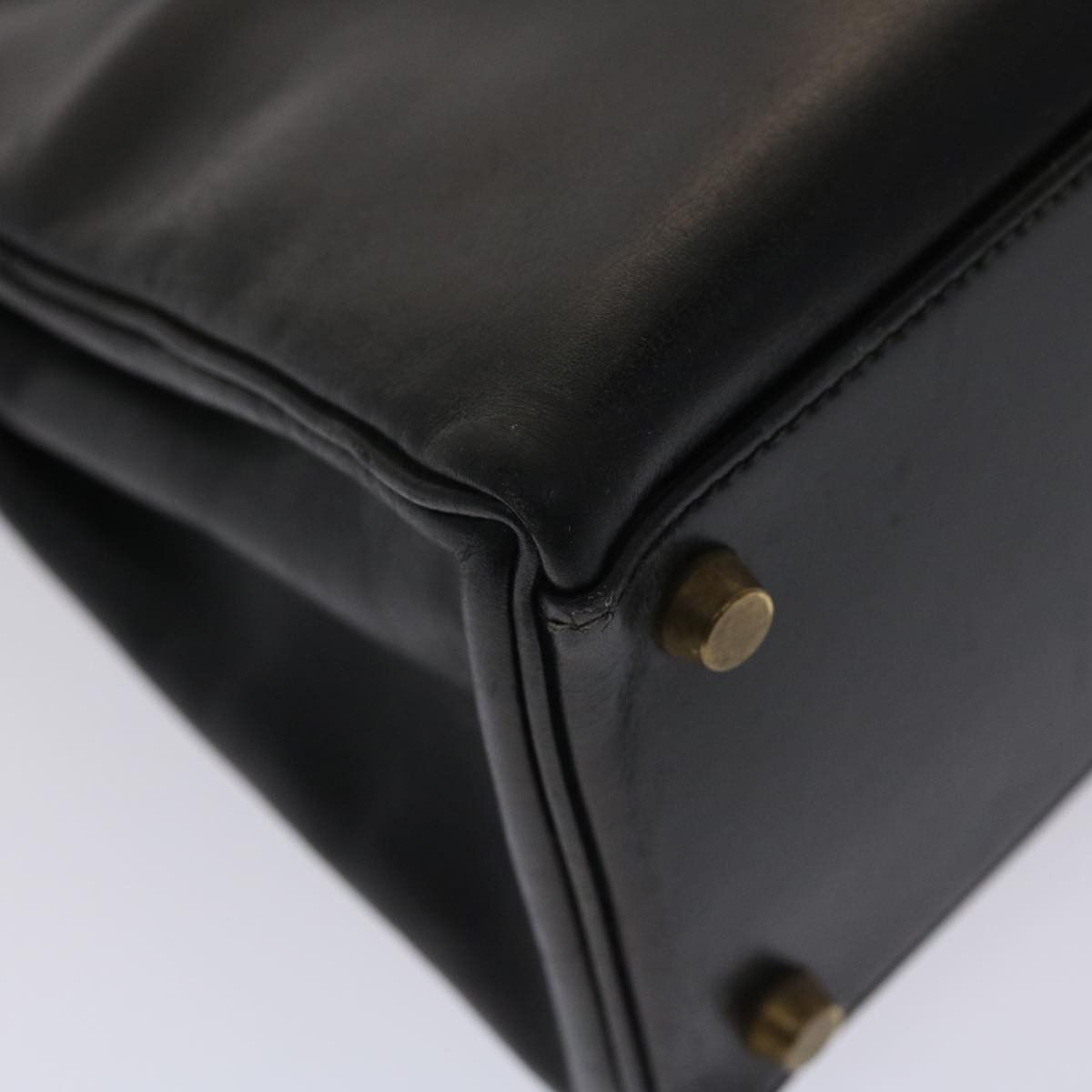 Hermes HERMES Kelly 32 Hand Bag Leather Black Size ONE SIZE - 16 Thumbnail