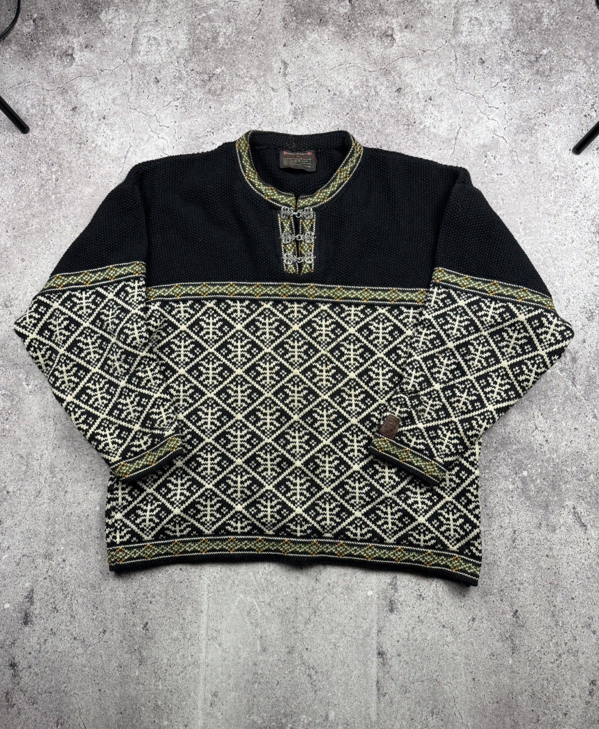 Norwool Vintage Y2k Norwool Knitted Sweater Norway Dale Of Norway Size US L / EU 52-54 / 3 - 1 Thumbnail