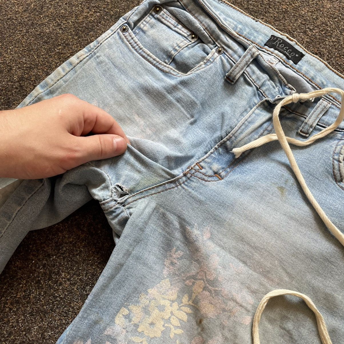 Vintage Vintage Y2K Jeans Bootcut pants Cargo 90s 31 31 31 Size 31" - 5 Thumbnail