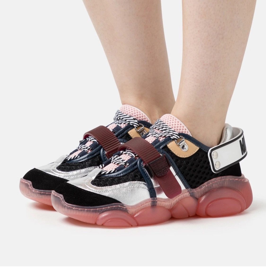 Moschino MOSCHINO Roller Skates laminated teddy shoes Size US 8 / IT 38 - 1 Thumbnail