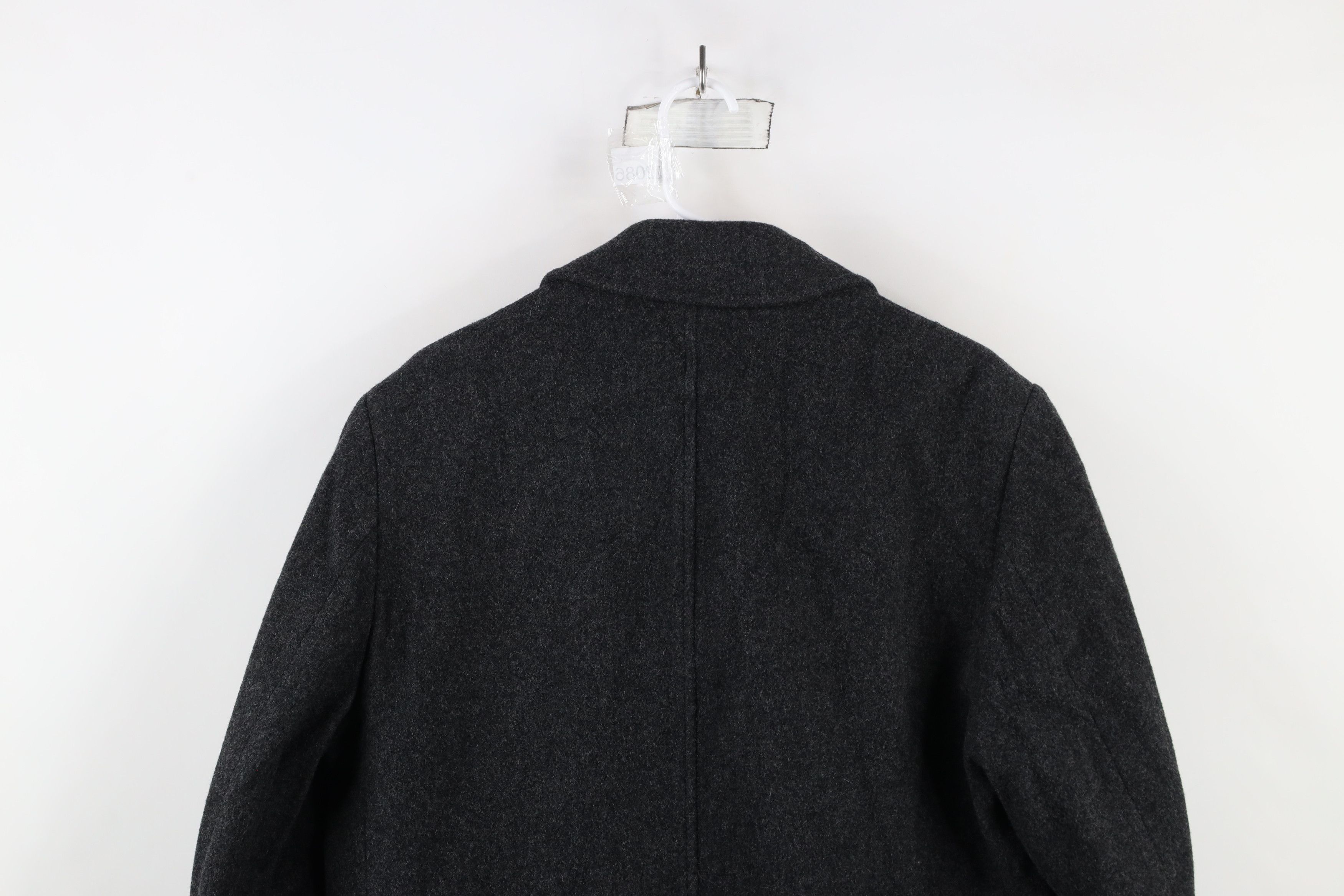 Vintage Vintage 70s Streetwear Overcoat Jacket Charcoal Gray USA Size US L / EU 52-54 / 3 - 13 Thumbnail