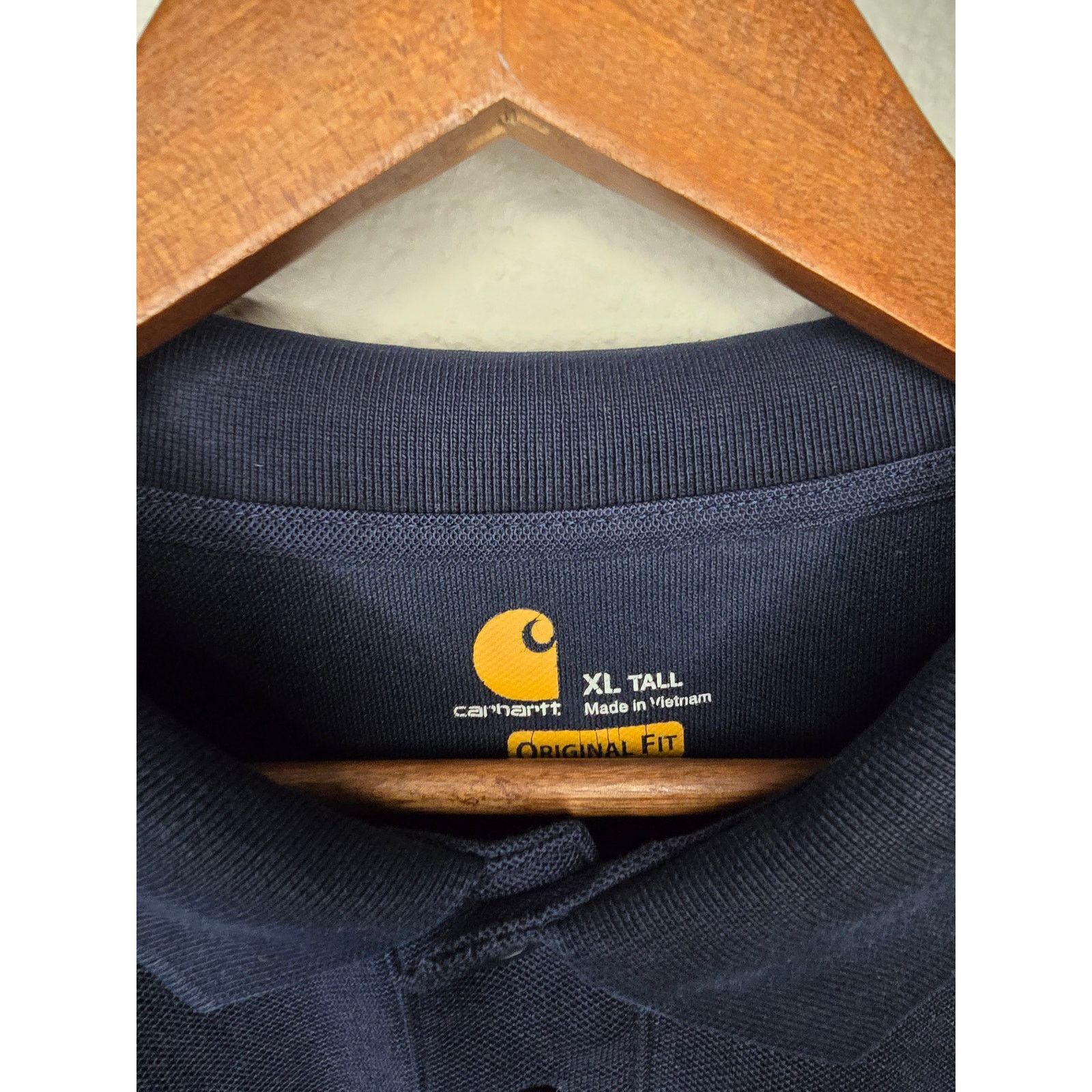 Carhartt Carhartt Polo Mens XL Tall Blue Short Sleeve Workwear Shirt Size US XL / EU 56 / 4 - 7 Thumbnail