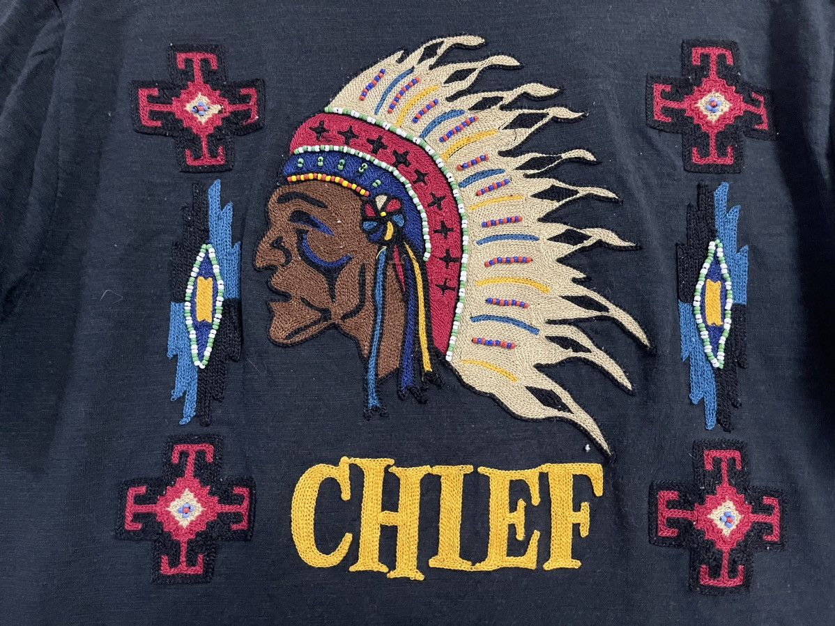 Indian Motorcycle × Native × Toyo Enterprises Rare Indian Motorcycle T shirt M Native Beading Embroidery Size US M / EU 48-50 / 2 - 9 Thumbnail