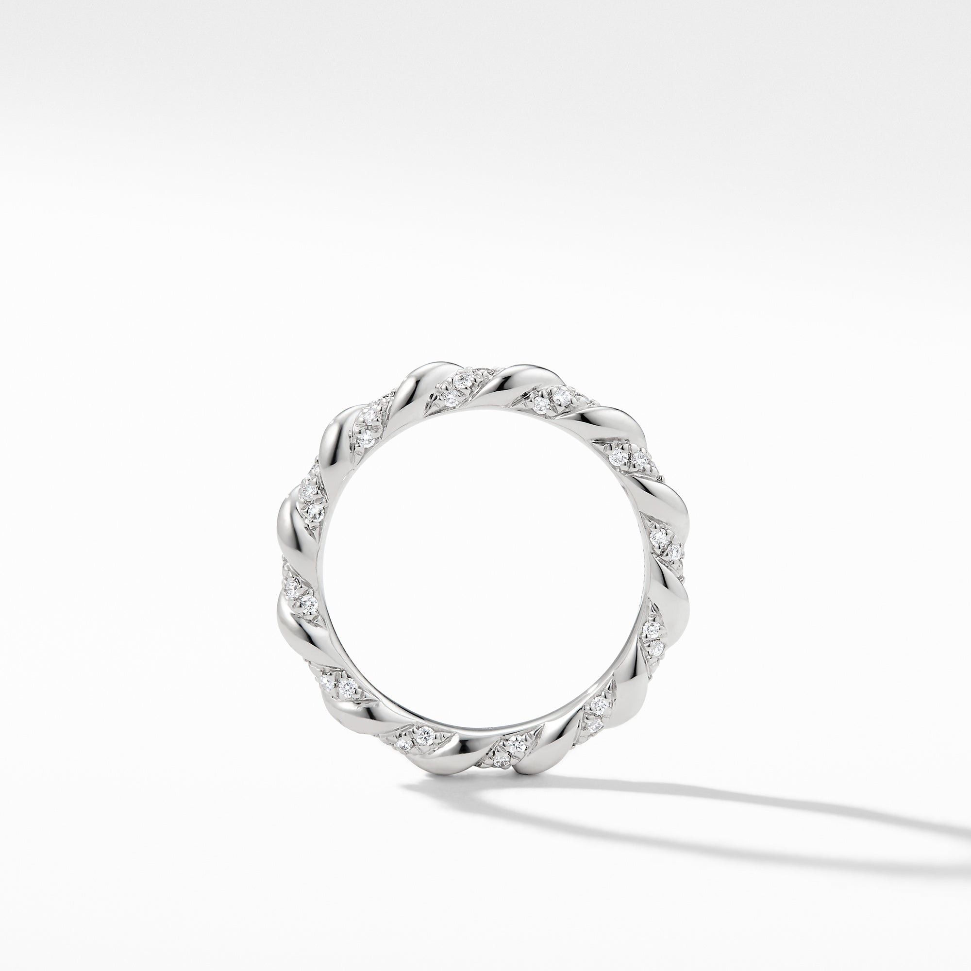 David Yurman o1w1db10325 Platinum with Pave Diamonds Size ONE SIZE - 2 Thumbnail