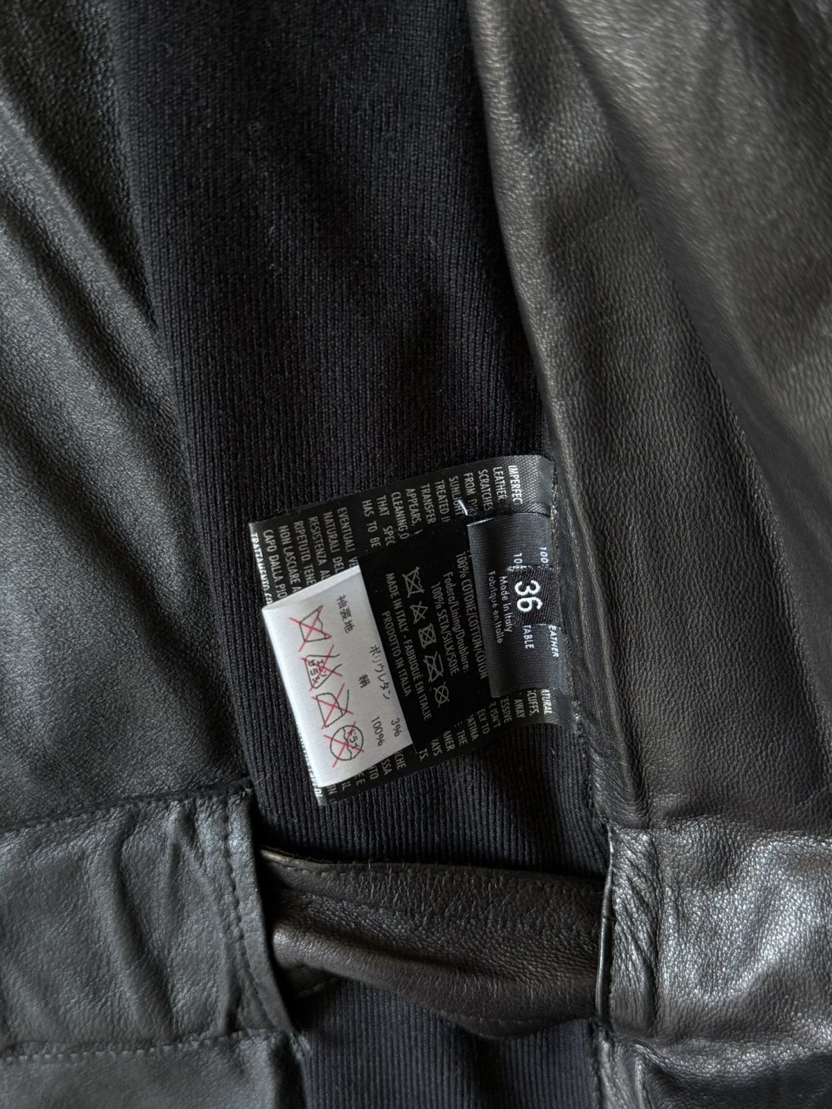 Gucci Gucci Leather biker Jacket Size S / US 4 / IT 40 - 6 Thumbnail