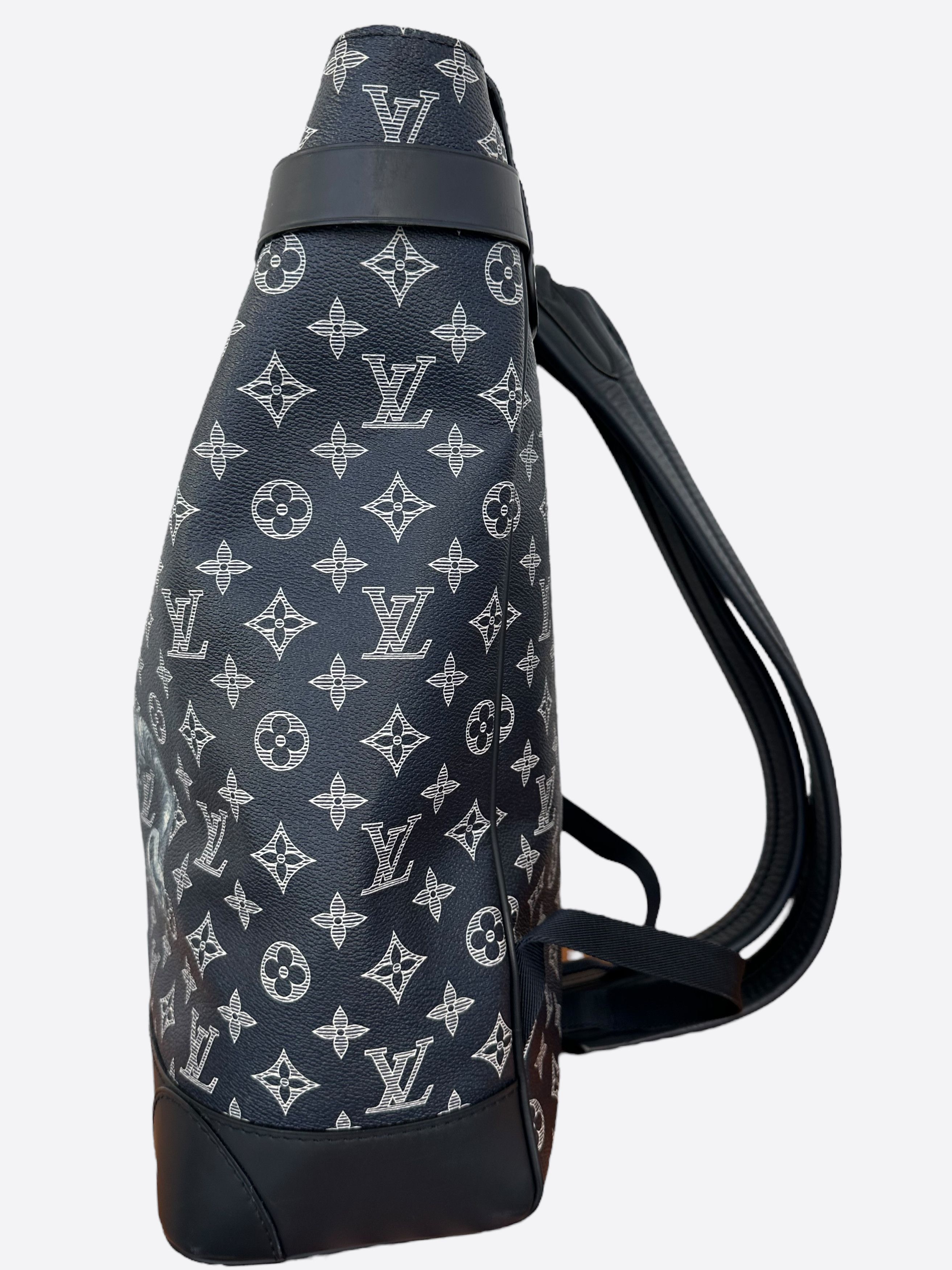 Louis Vuitton Louis Vuitton Chapman Brothers Navy Monogram Backpack Size ONE SIZE - 4 Thumbnail