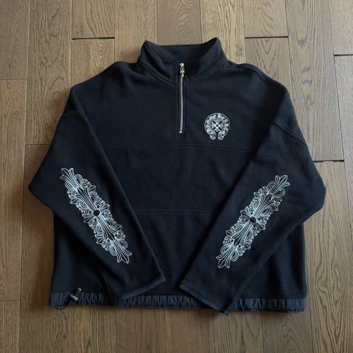 Chrome Hearts Chrome Hearts Fleece Family&friends Half Zip Sweatshirt Size US XXL / EU 58 / 5 - 1 Thumbnail
