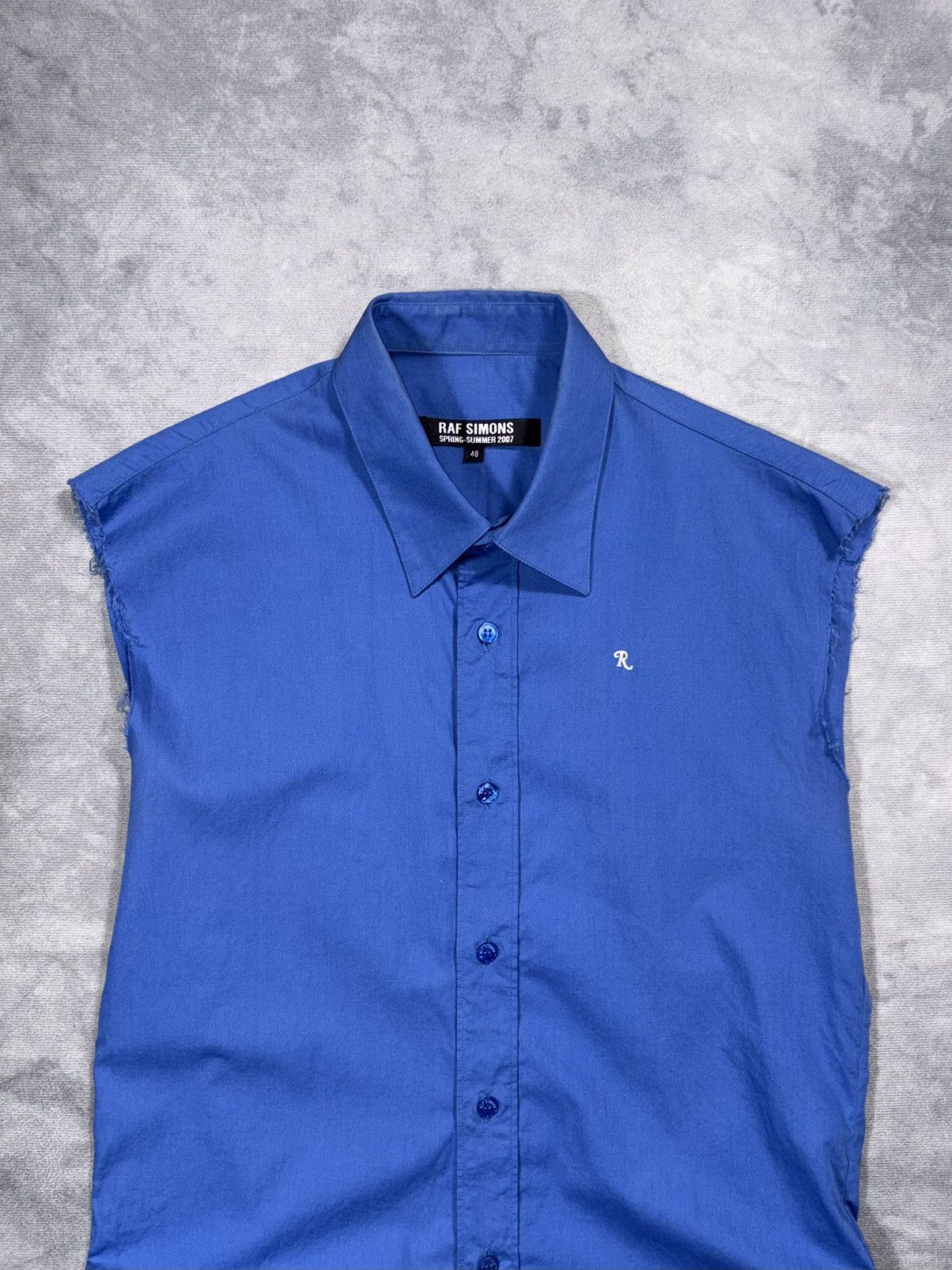 Raf Simons Raf Simons Aw07/08 Archive Distressed Sleveless Shirt Size US M / EU 48-50 / 2 - 3 Thumbnail