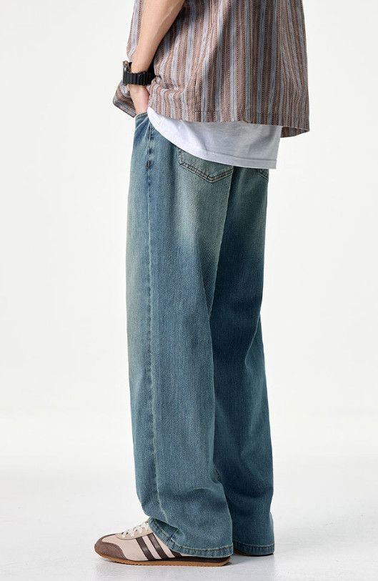 Japanese Brand Men's Clanfit Straight Leg Vintage Distressed Jeans Size US 32 / EU 48 - 4 Thumbnail