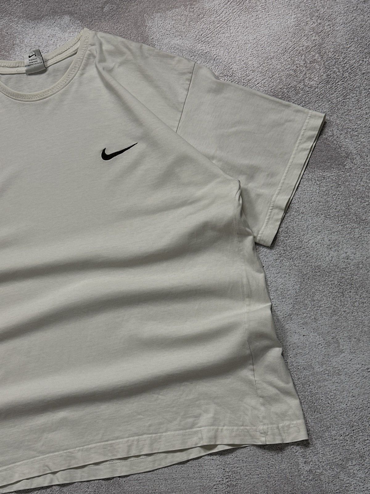 Vintage 90s Nike White T Shirt Tee Small Logo Rare
