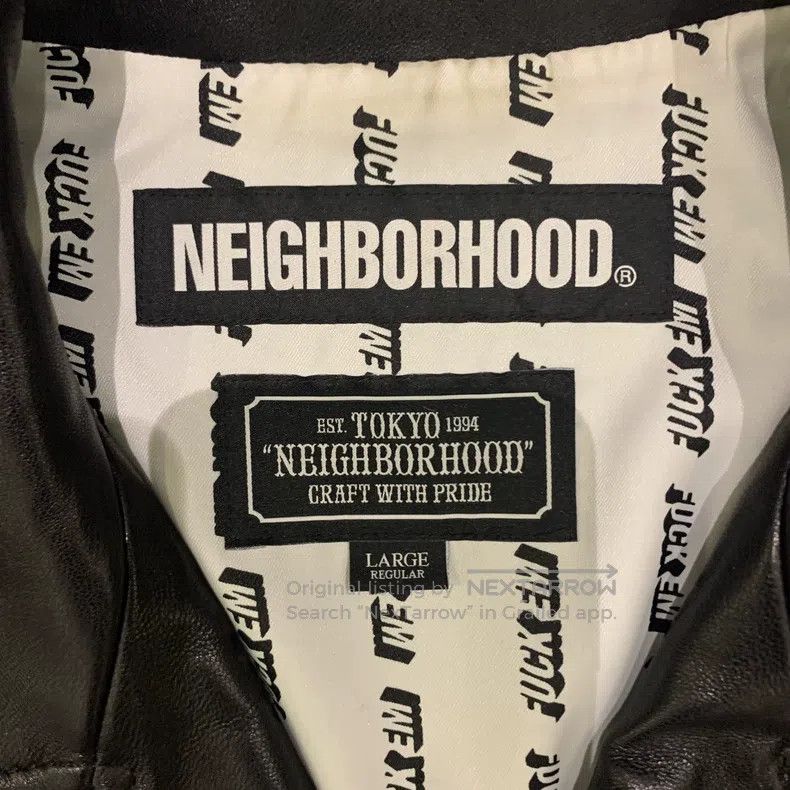 Neighborhood Neighborhood Leather jacket, size L Size US L / EU 52-54 / 3 - 3 Thumbnail