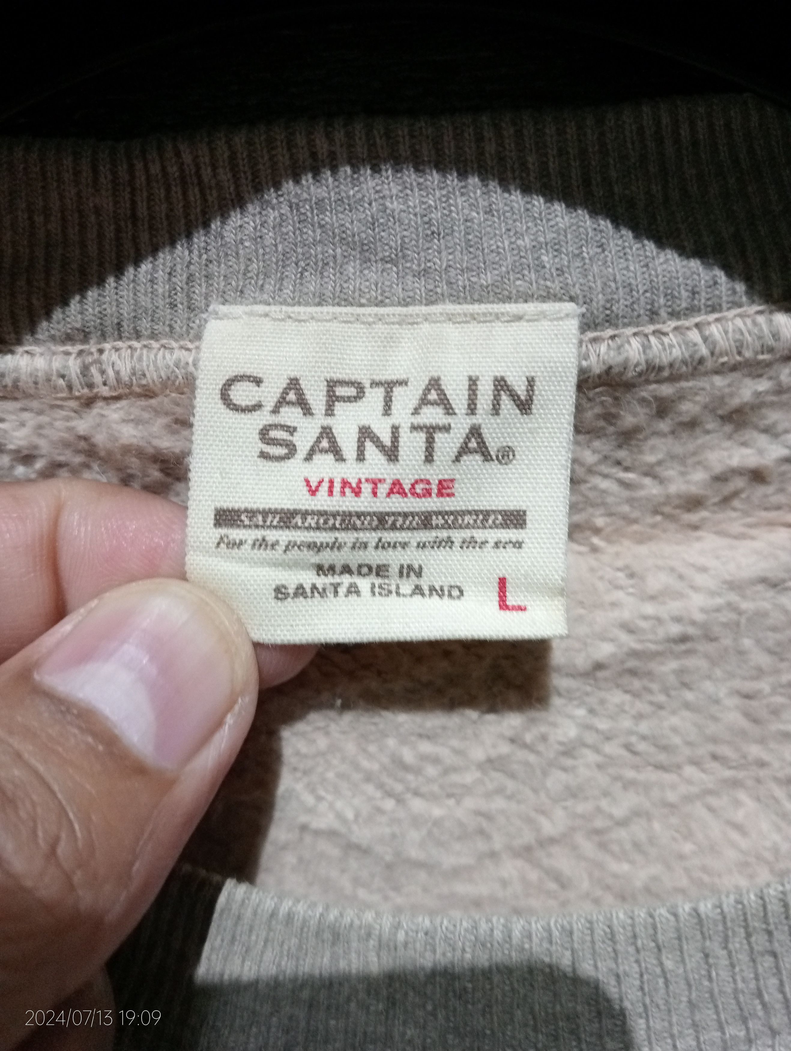 Captain Santors Vintage Collection Captain Santa Crewneck Sweatshirt, Japan Size US L / EU 52-54 / 3 - 9 Thumbnail