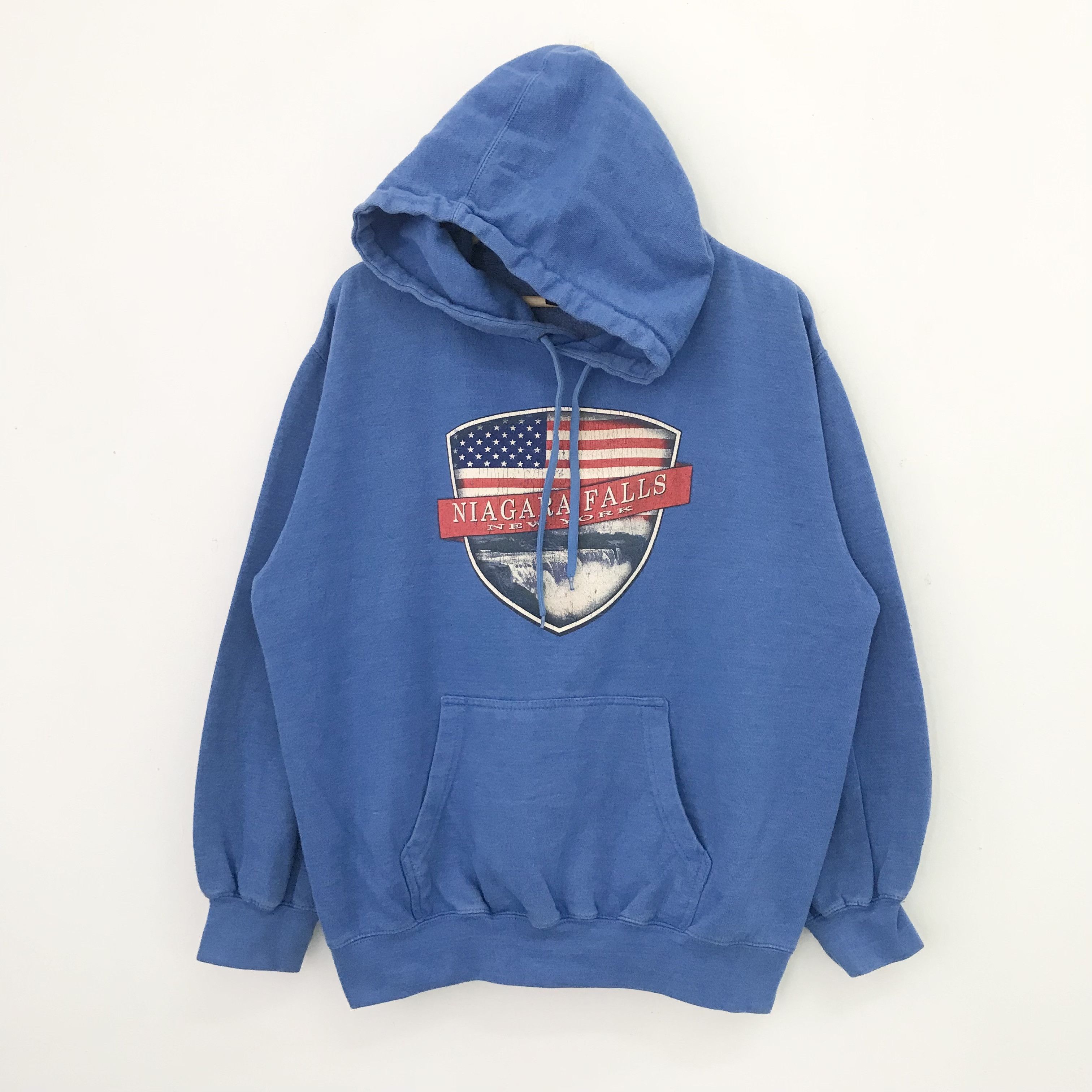 Vintage Vintage 90s Niagara Falls Blue Sweater Xlarge - 490 Size US XL / EU 56 / 4 - 1 Thumbnail