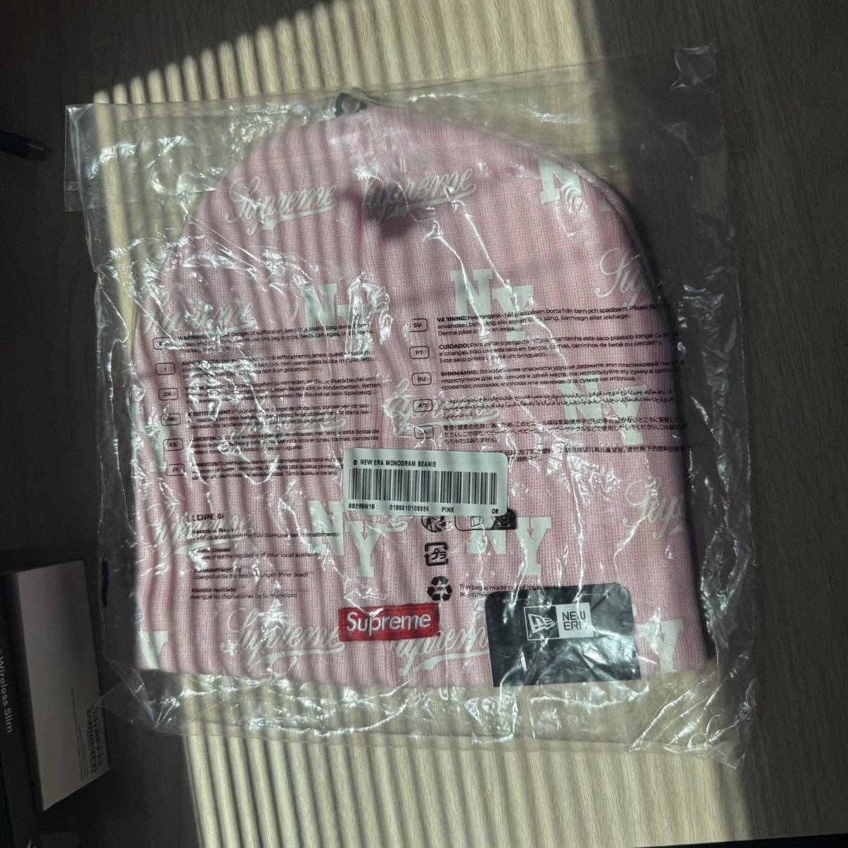 Supreme New Era Monogram Beanie (SS26) Size ONE SIZE - 4 Thumbnail