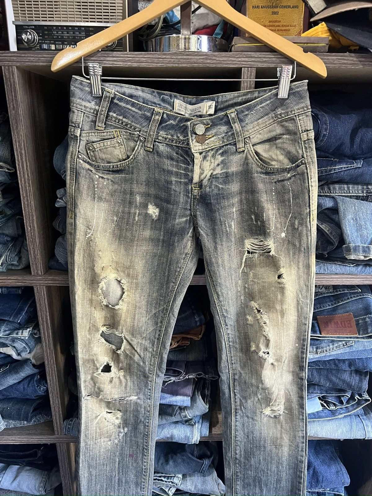 Zara 🔥Zara Distressed Denim Size 31" - 5 Thumbnail