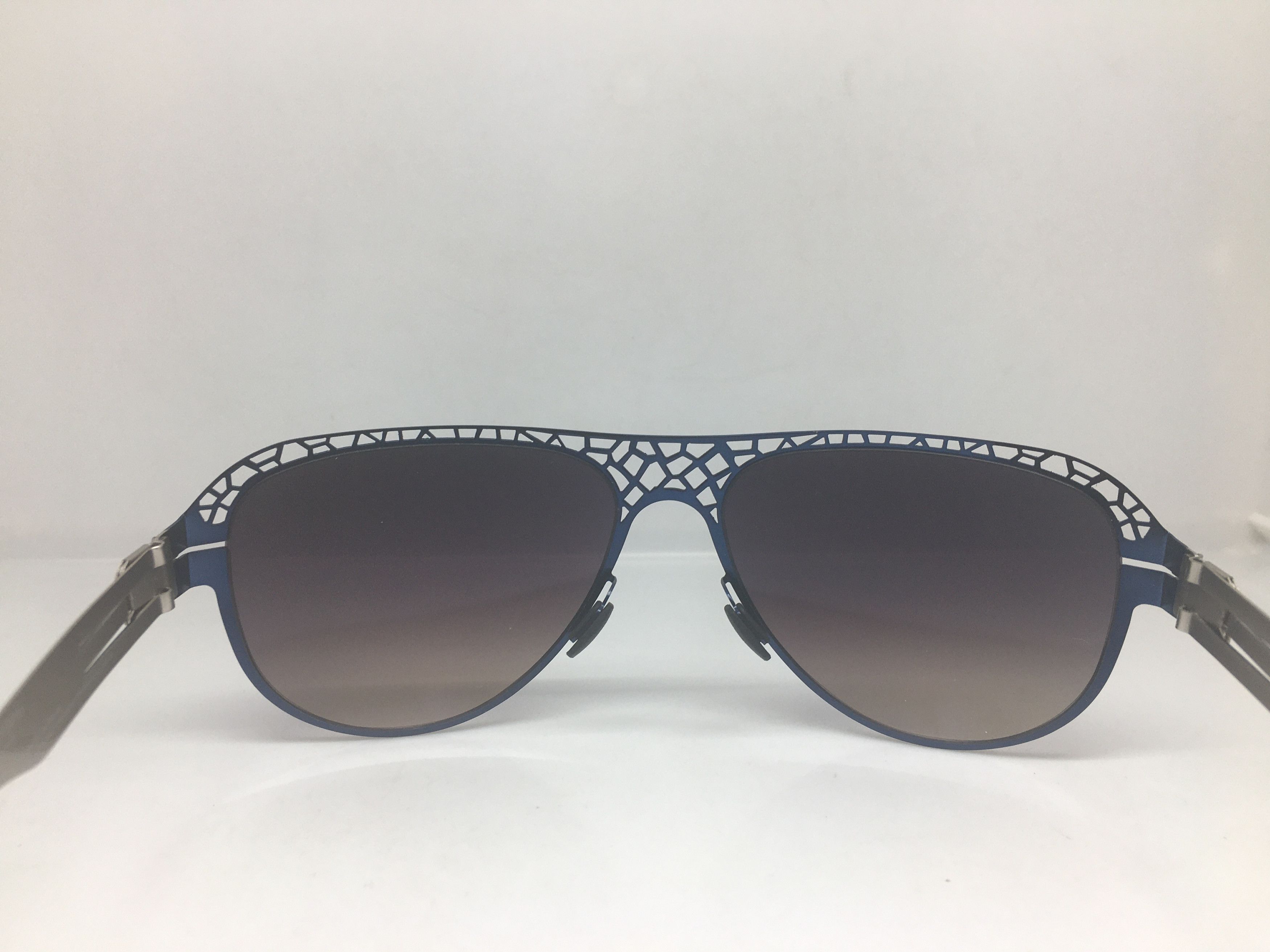 Other BVANQ Navy Blue Alloy Aviator Sunglasses Frame Size ONE SIZE - 4 Thumbnail