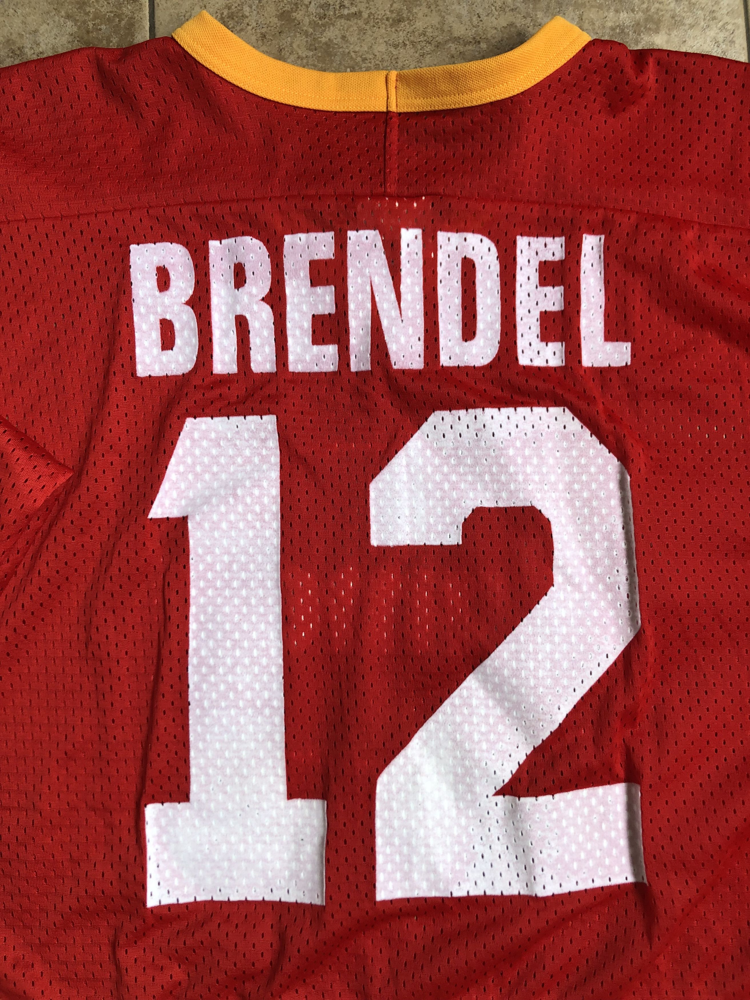 NHL Vintage DEG Düsseldorfer EG Brendel #12 T Ice Hockey Jersey Size US XL / EU 56 / 4 - 9 Thumbnail