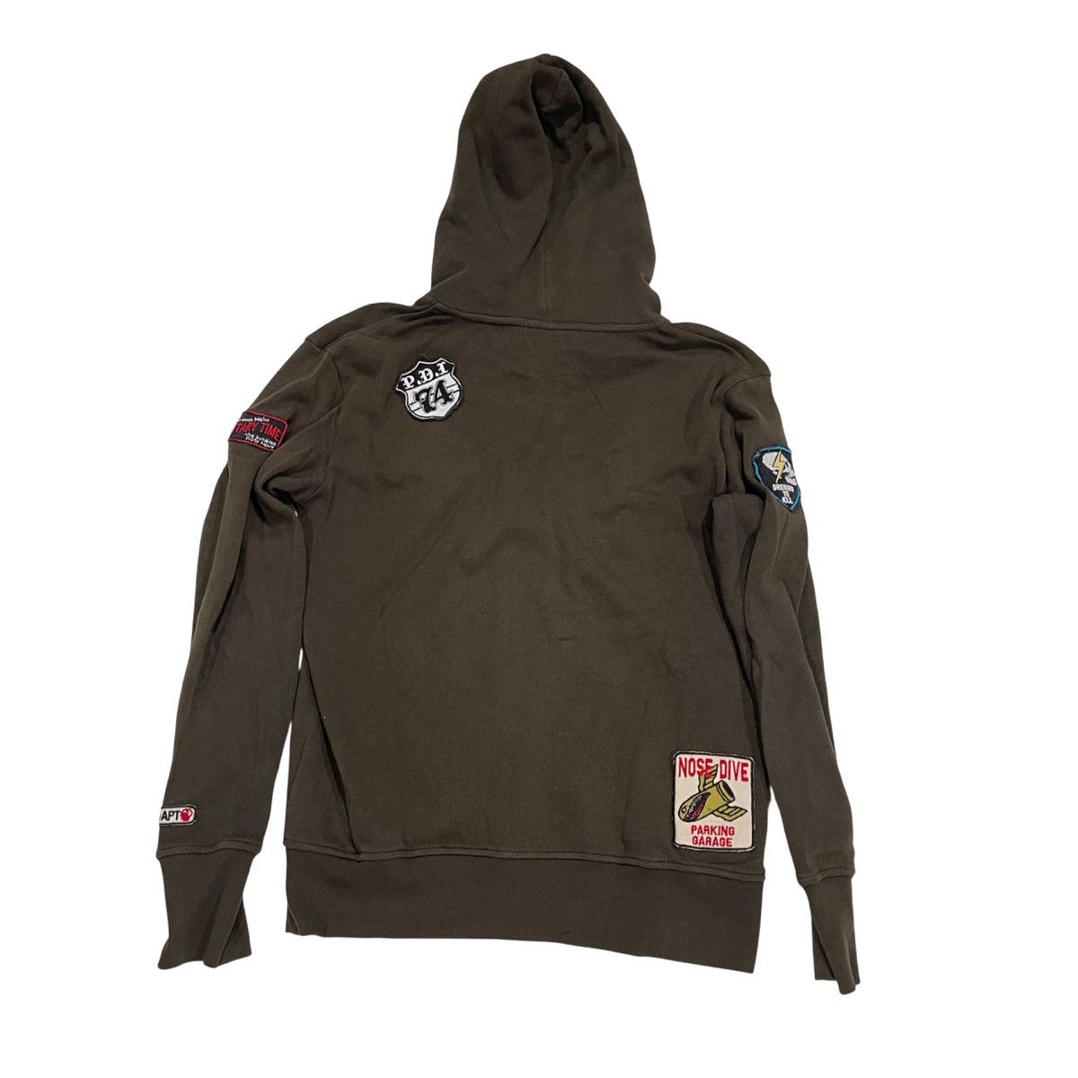 Japanese Brand PPFM Punk Patchwork Hoodie Size US L / EU 52-54 / 3 - 2 Thumbnail