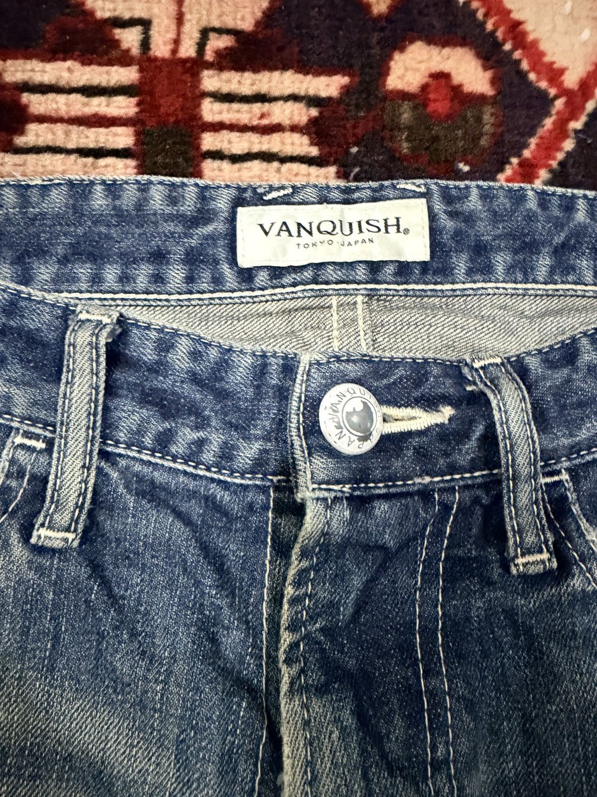 Vanquish Vanquish Japan Tokyo distressed jeans Size US 34 / EU 50 - 3 Thumbnail