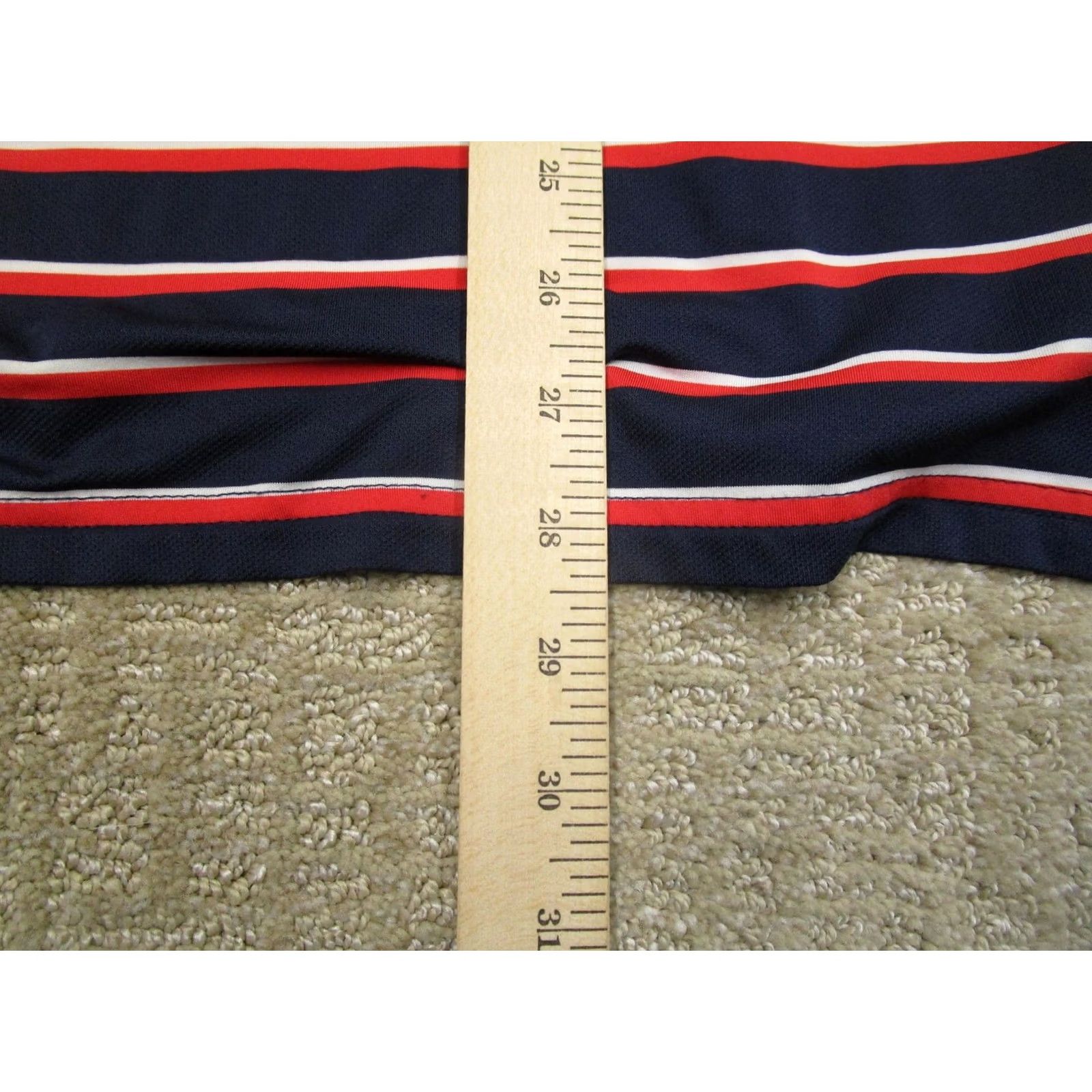 Southern Tide Southern Tide Polo Shirt Men Small Blue Red Striped Lightweight Moisture Wicking + Logo Size US S / EU 44-46 / 1 - 6 Thumbnail