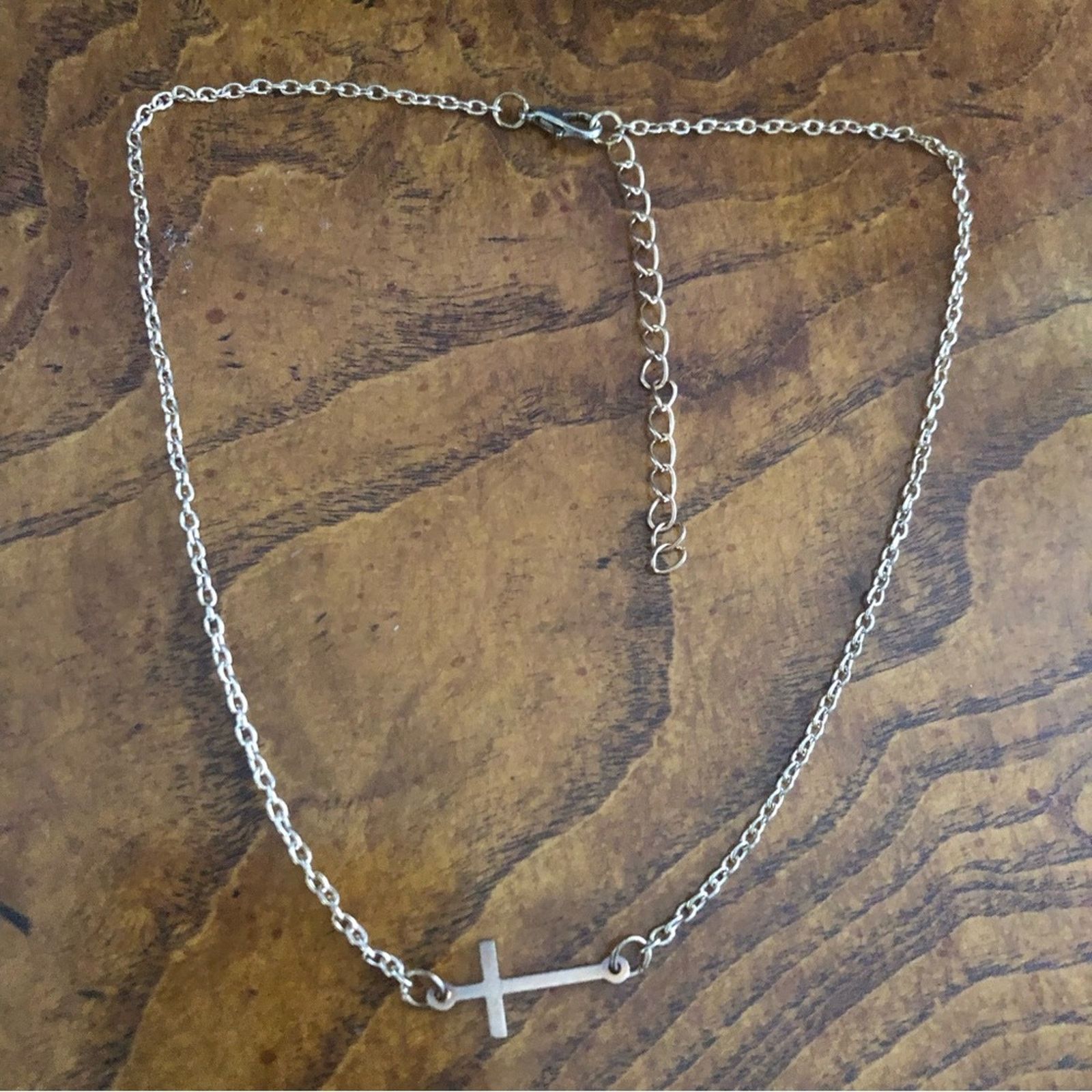 Jewelry Gold plated cross chain necklace Size ONE SIZE - 7 Thumbnail