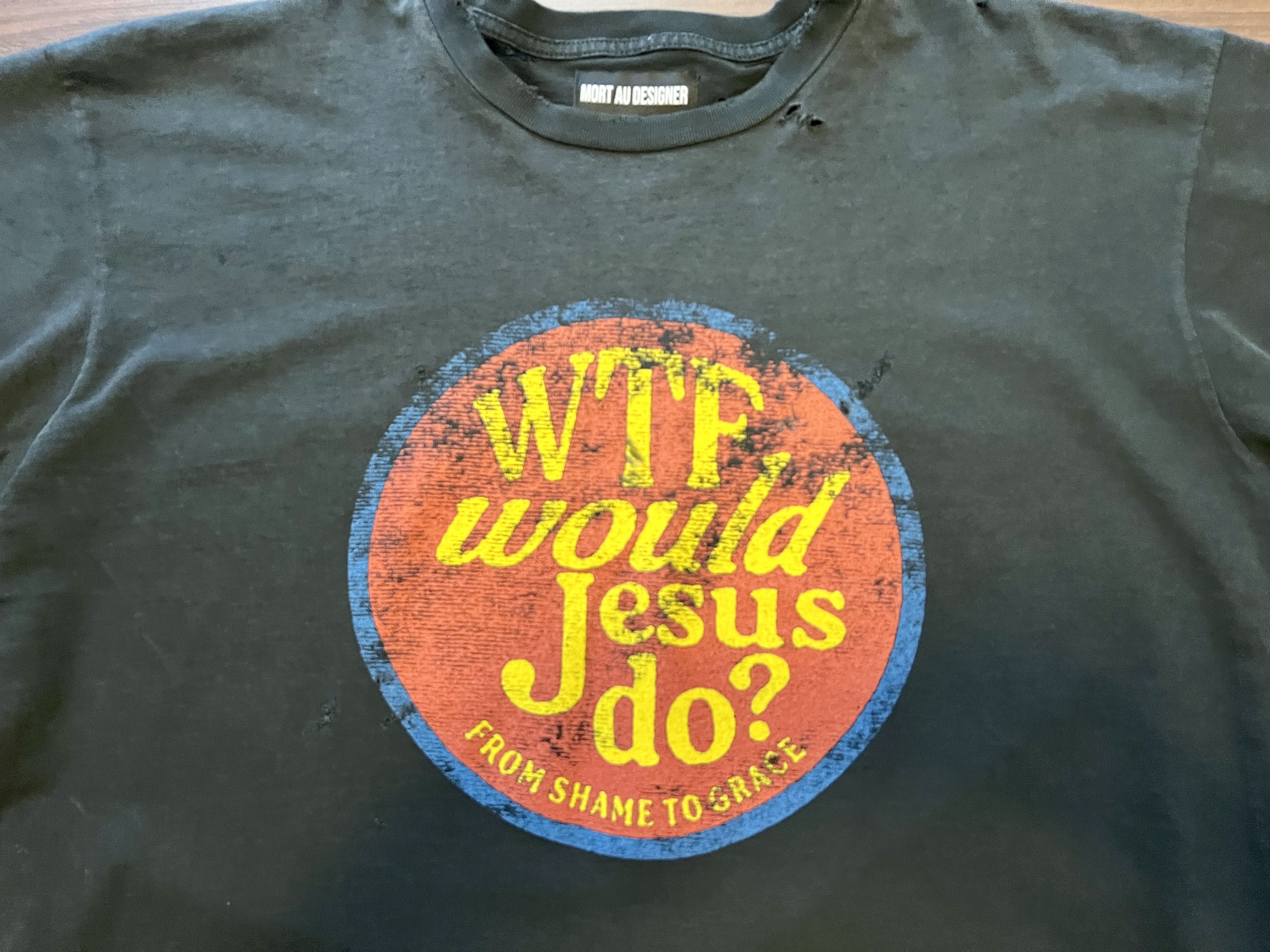 Other Mort Au Designer — FASHION KILLS "WTFWJD" Tee Size US XXL / EU 58 / 5 - 3 Thumbnail
