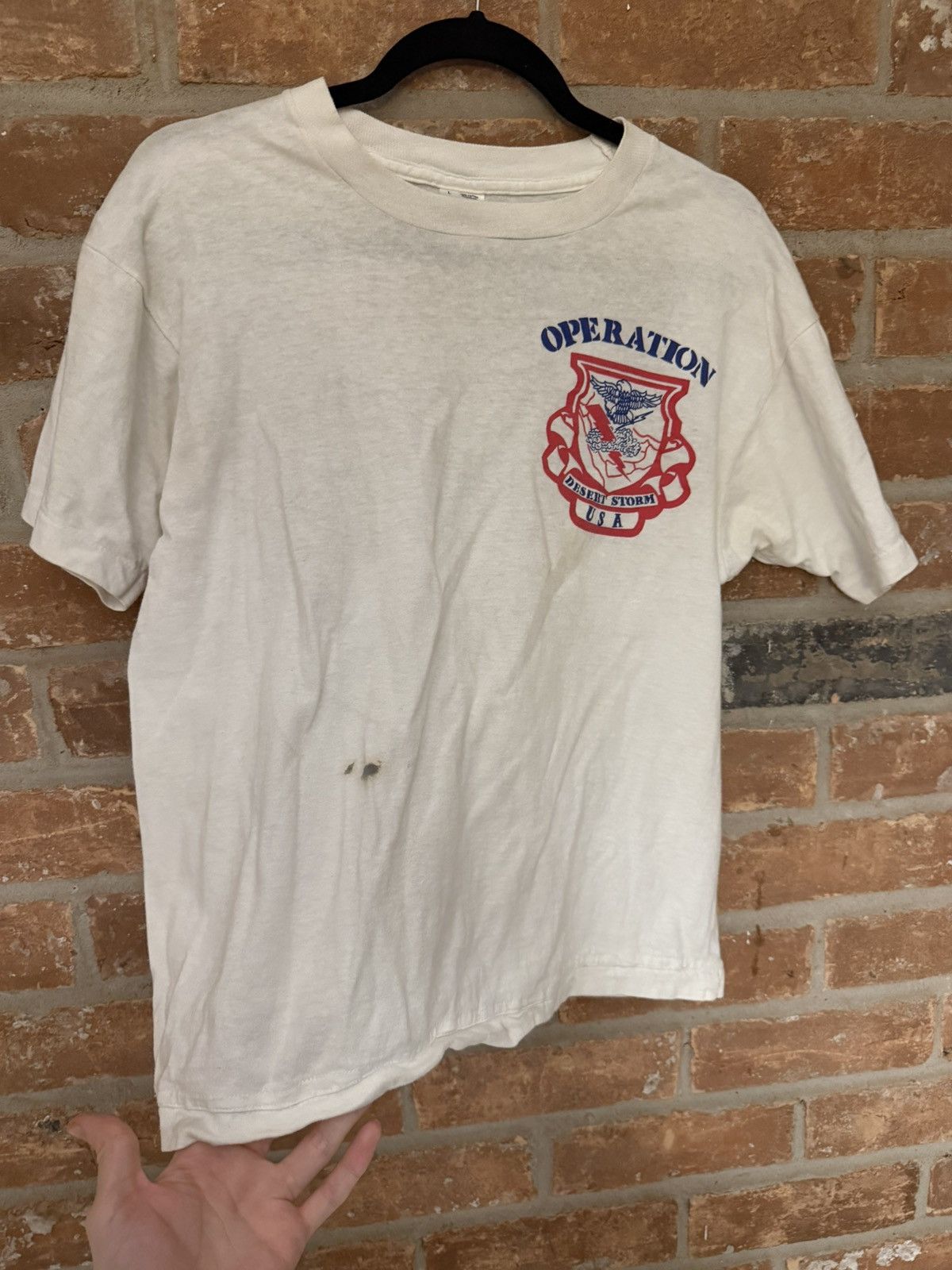 Vintage Vintage Operation Desert Storm Tee – Made in USA 🇺🇸 Size US S / EU 44-46 / 1 - 9 Thumbnail