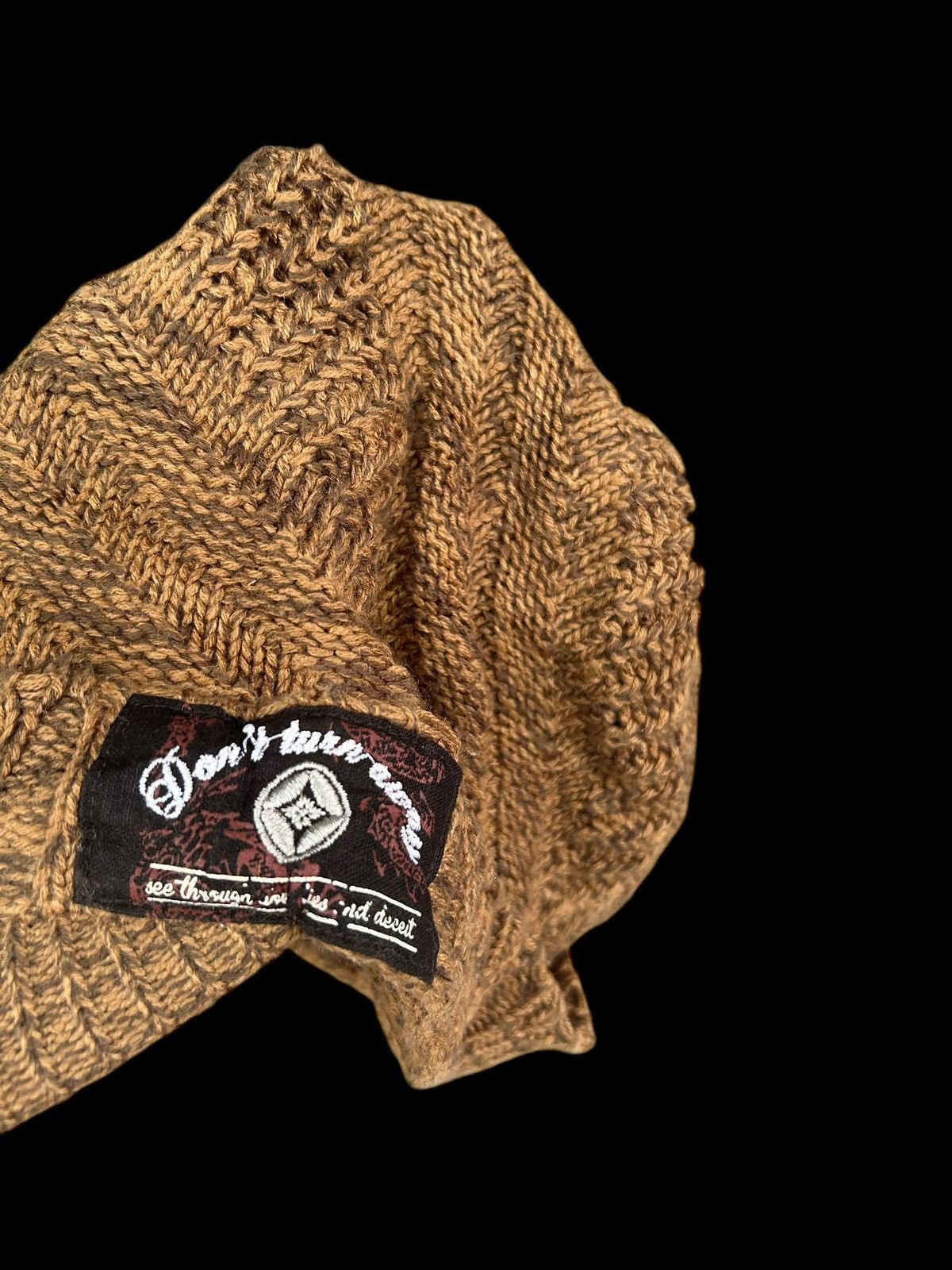Japanese Brand × Kapital × Vintage Japanese Punk Bondage Style knitt big Hats Rare 🎌☠️☠️ Size ONE SIZE - 5 Thumbnail