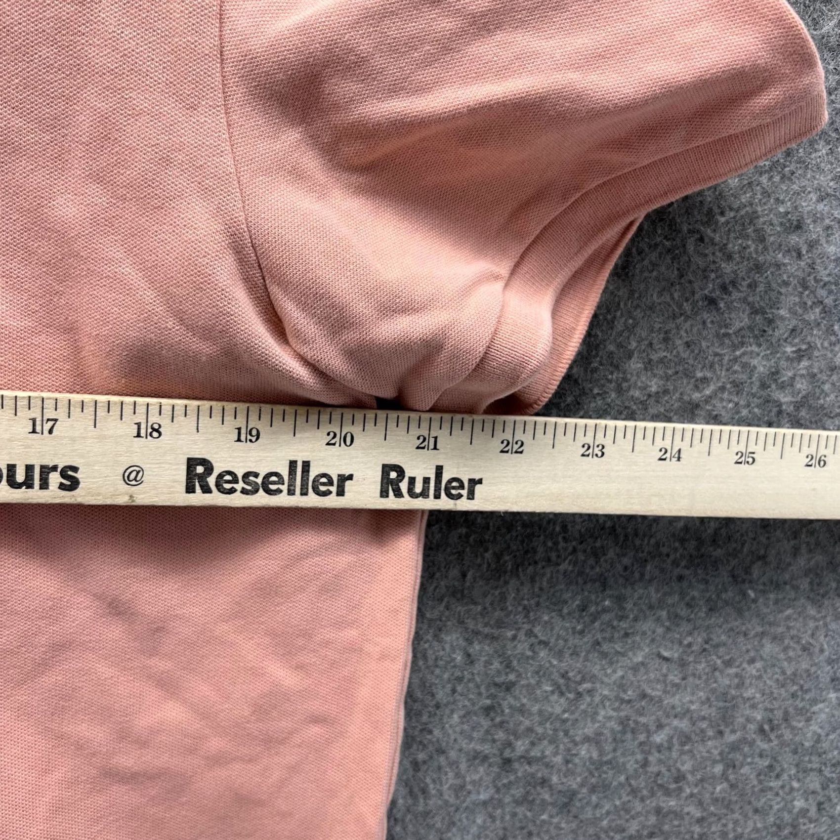 Lacoste VINTAGE Lacoste Polo Shirt Women Large Peach Orange Casual Cotton Slim Fit Preppy Logo Shirt Womens Boys Girls Mens Size L / US 10 / IT 46 - 4 Thumbnail